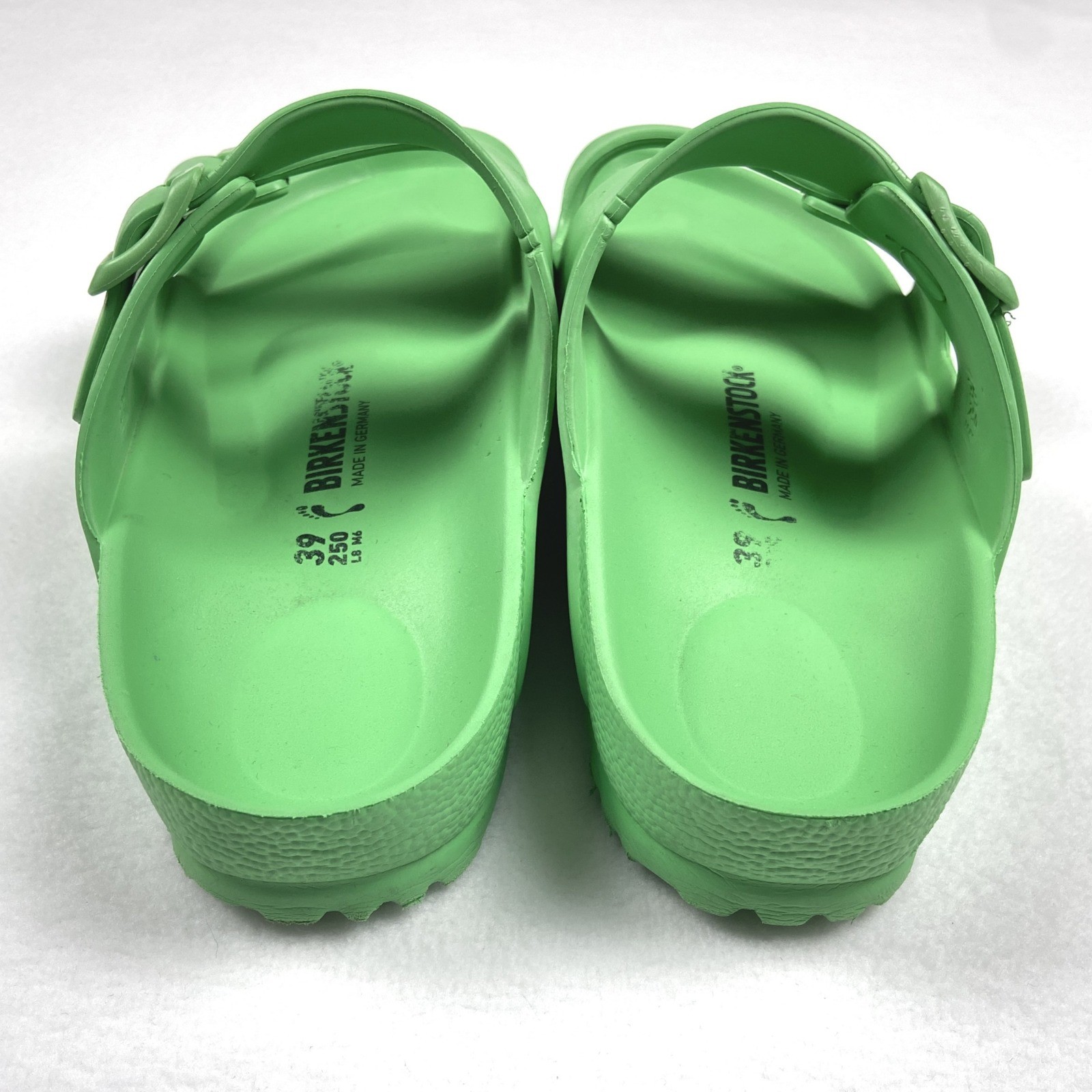 Birkenstock Arizona EVA Sandals Lime Green Waterproof Slides Size 6M & 8W