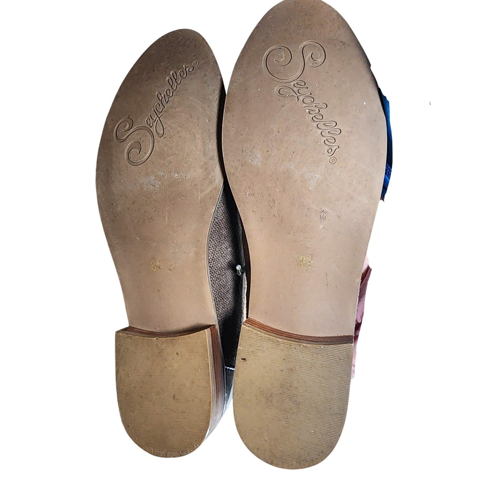 Seychelles By Your Side Women’s 8.5 Oxfords Lace Up Metallic Cap Toe Shoes