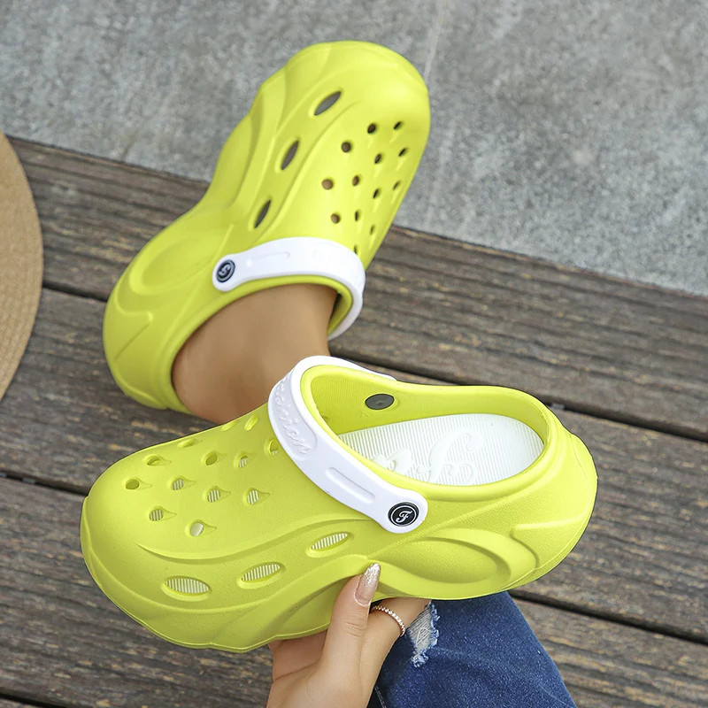 Women Chunky Platform Clogs Summer EVA Sandals Slides Slippers Shoes Beach Gift