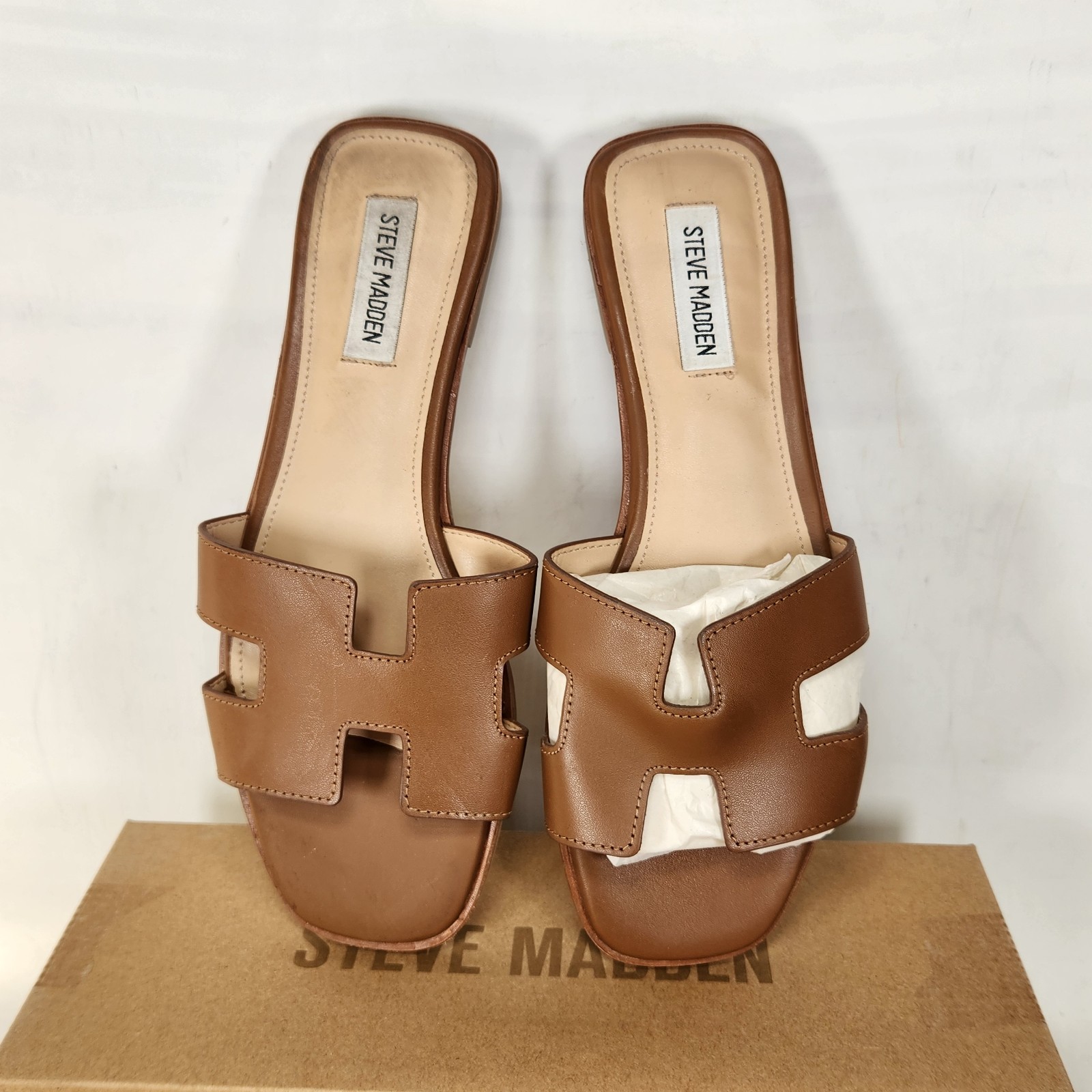 Size 9.5 – Steve Madden Hadyn – Cognac Leather (scnb)