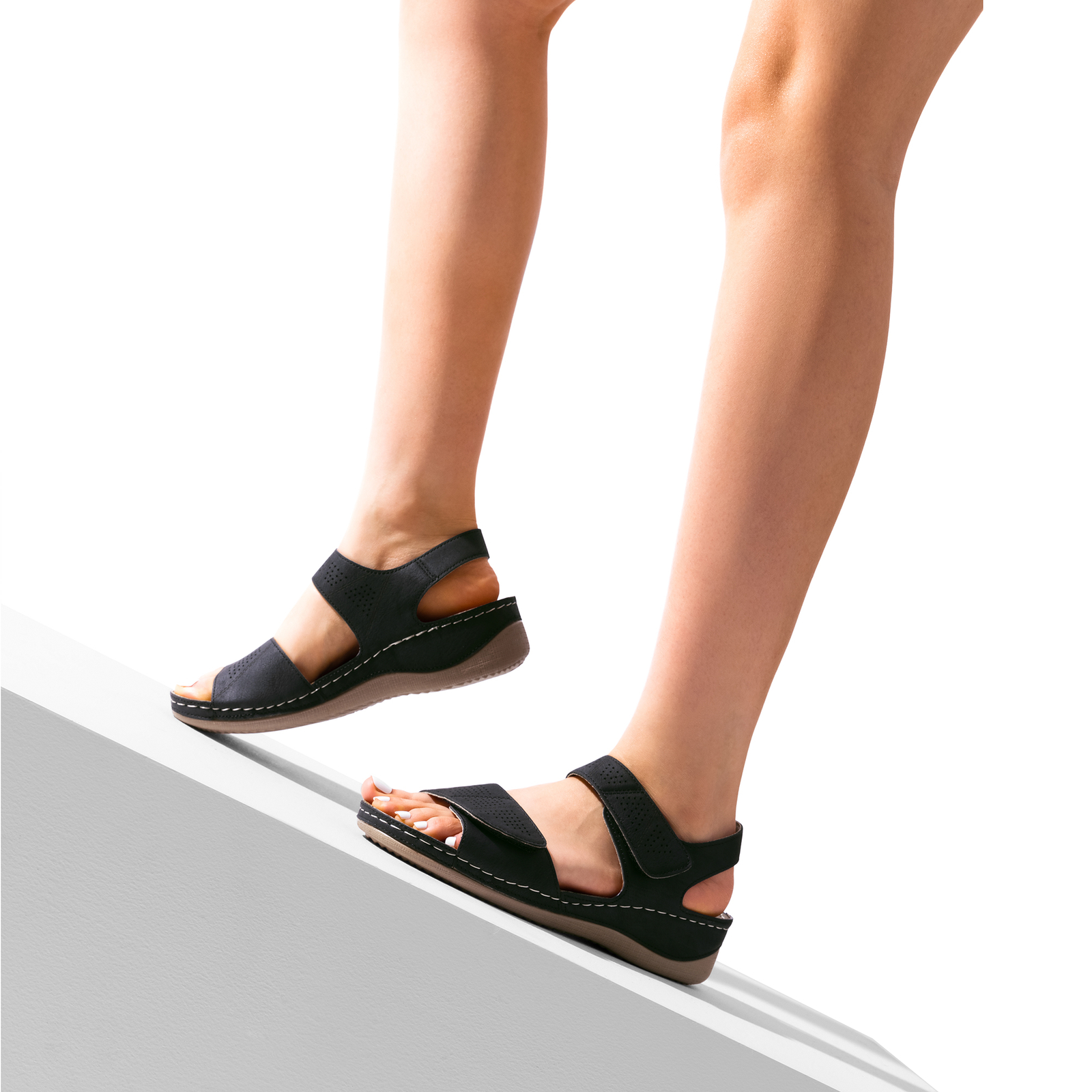 Women Casual Lightweight Summer Sandals Comfortable Walking Wedge Sandals