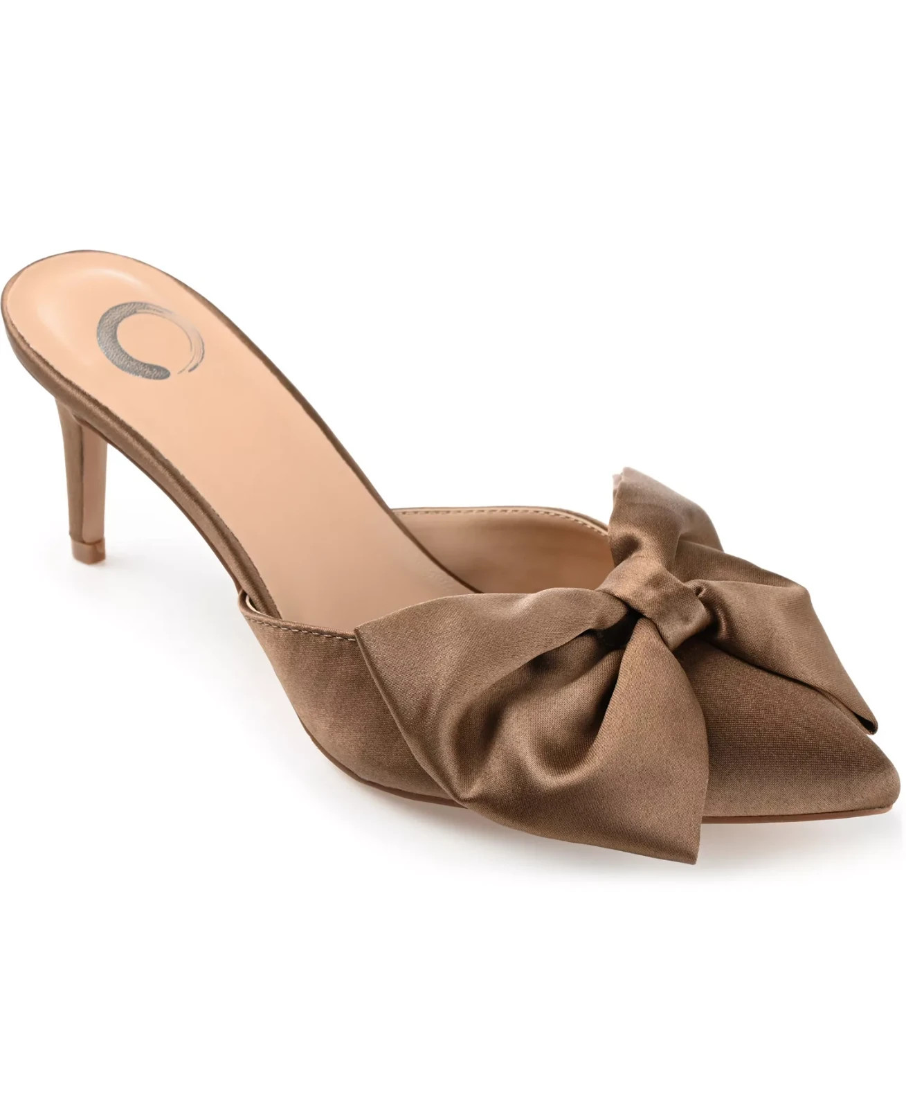 Journee Collection Women’s Tiarra Bow Brown Size 8 NIB Dressy Cocktail Party