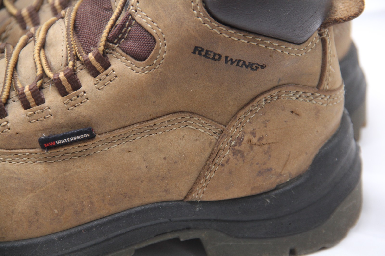 Red Wing King Toe Boots Womens Size 6D Brown Leather Safety Waterproof 5” 2340