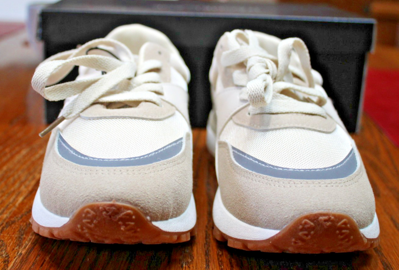 Rachel Zoe Sophie Taupe Retro Stylish Sneakers US Women’s Size 8.5 NIB