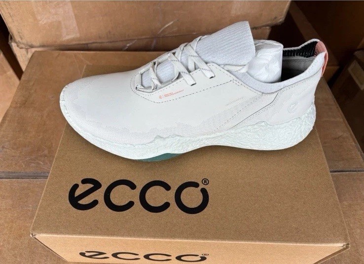 ECCO GOLF H5 Spikeless Women’s Shoes 🆕 White SEDUM GREEN 🆕 US 10 – 10.5 EU 41