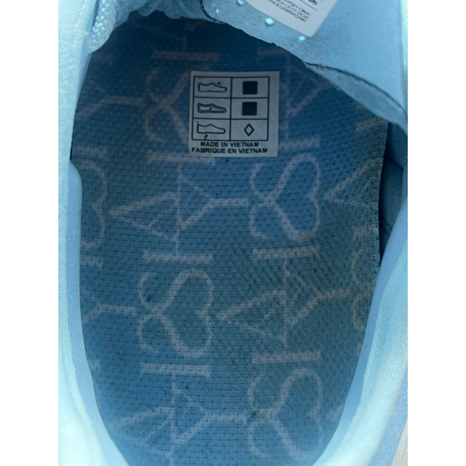Saysh One Womens Sneakers Light Blue White Allyson Felix 10001003008 Size 8