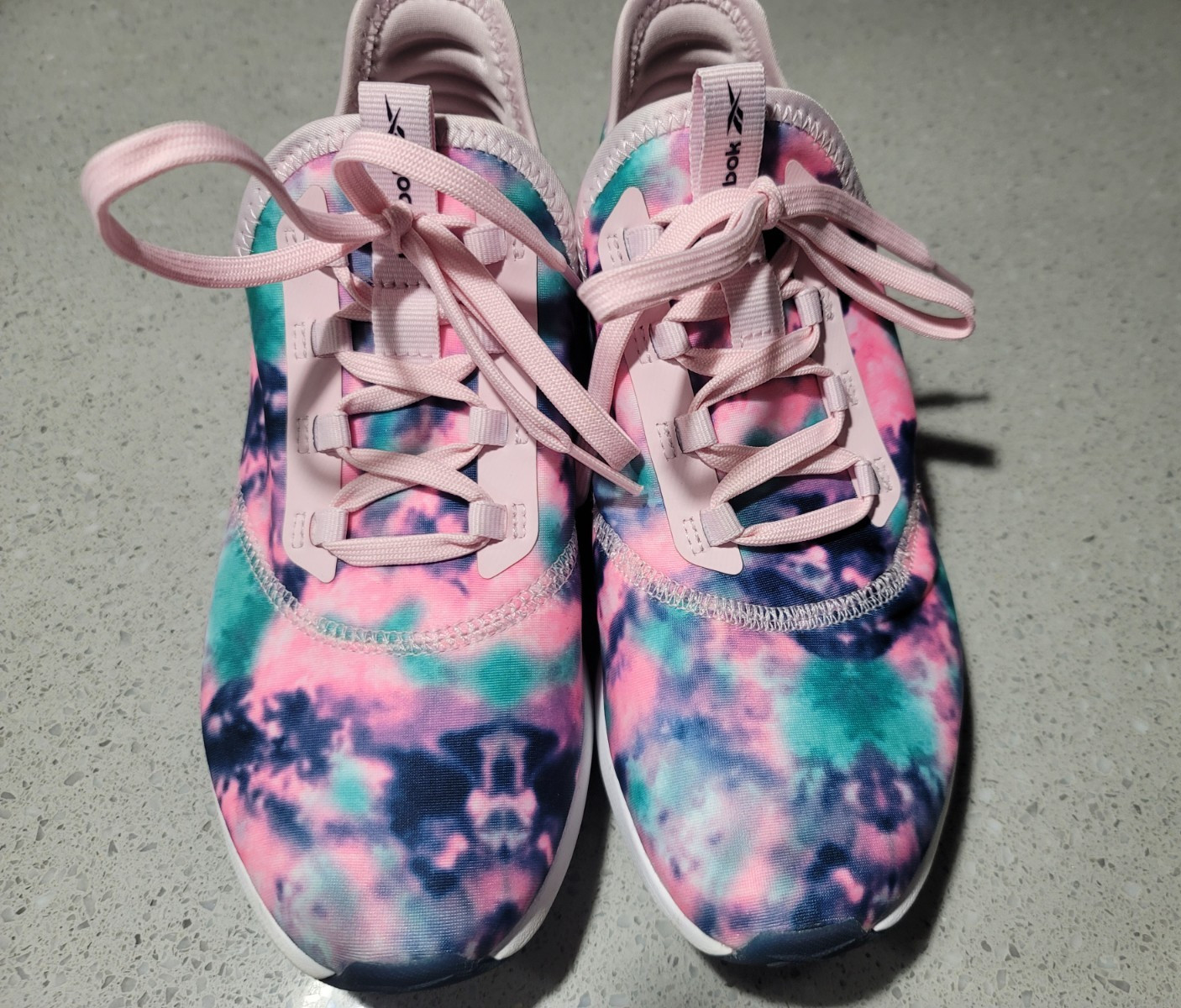 Reebok DailyFit DMX Moving Air Women’s 7.5 Tie Dye Pink Sneakers GY3200