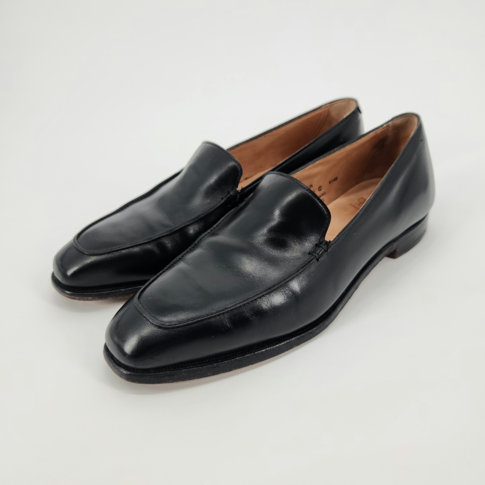 Crockett & Jones Fulmer Ladies Black Leather Loafers Size 90 C – READ