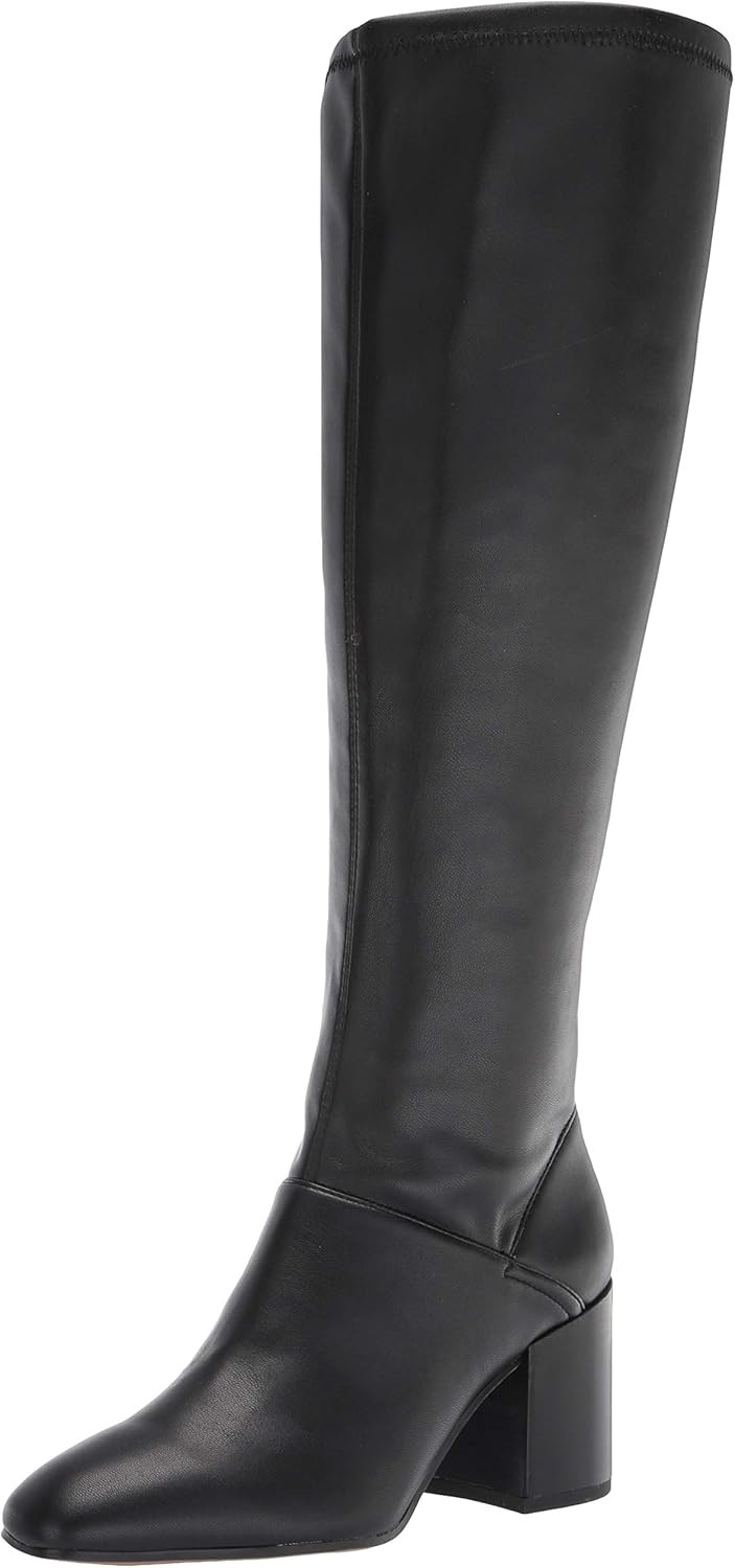 Franco Sarto Women’s Tribute Knee High Boot Black Wide Calf 6.5M
