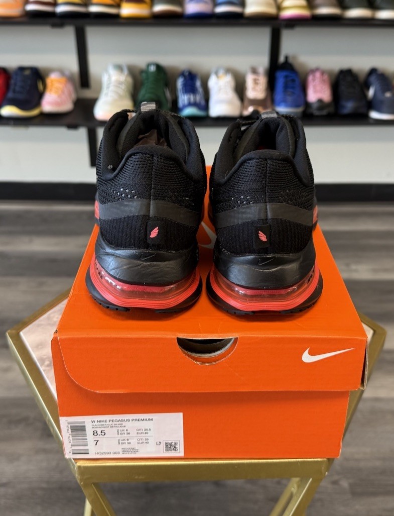 Size 8.5W – Nike Air Zoom Pegasus Premium Black Bright Crimson HQ2593-003