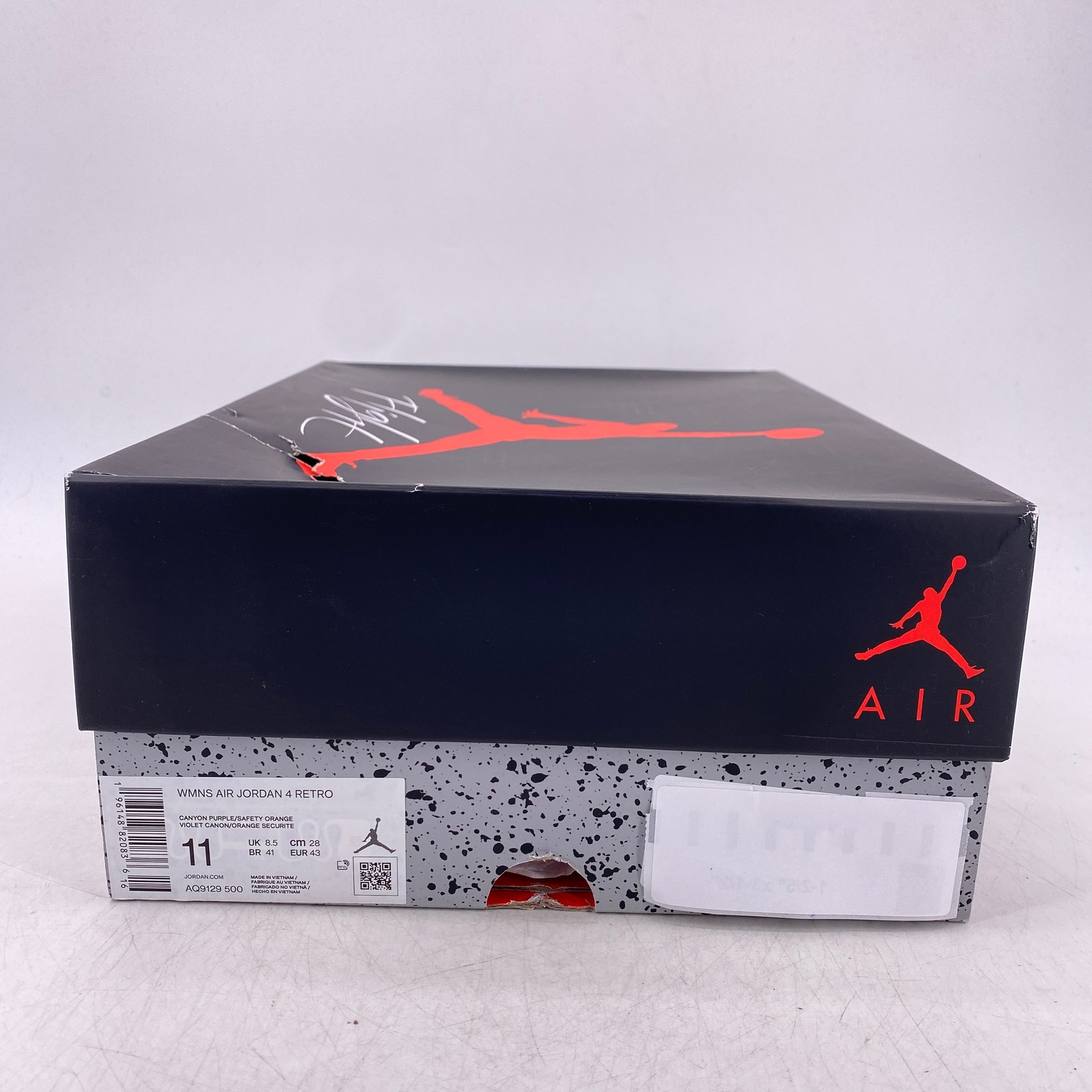 Air Jordan (W) 4 Retro «CANYON PURPLE» 2022 – Size 11W – aq9129 500 (6202-37)
