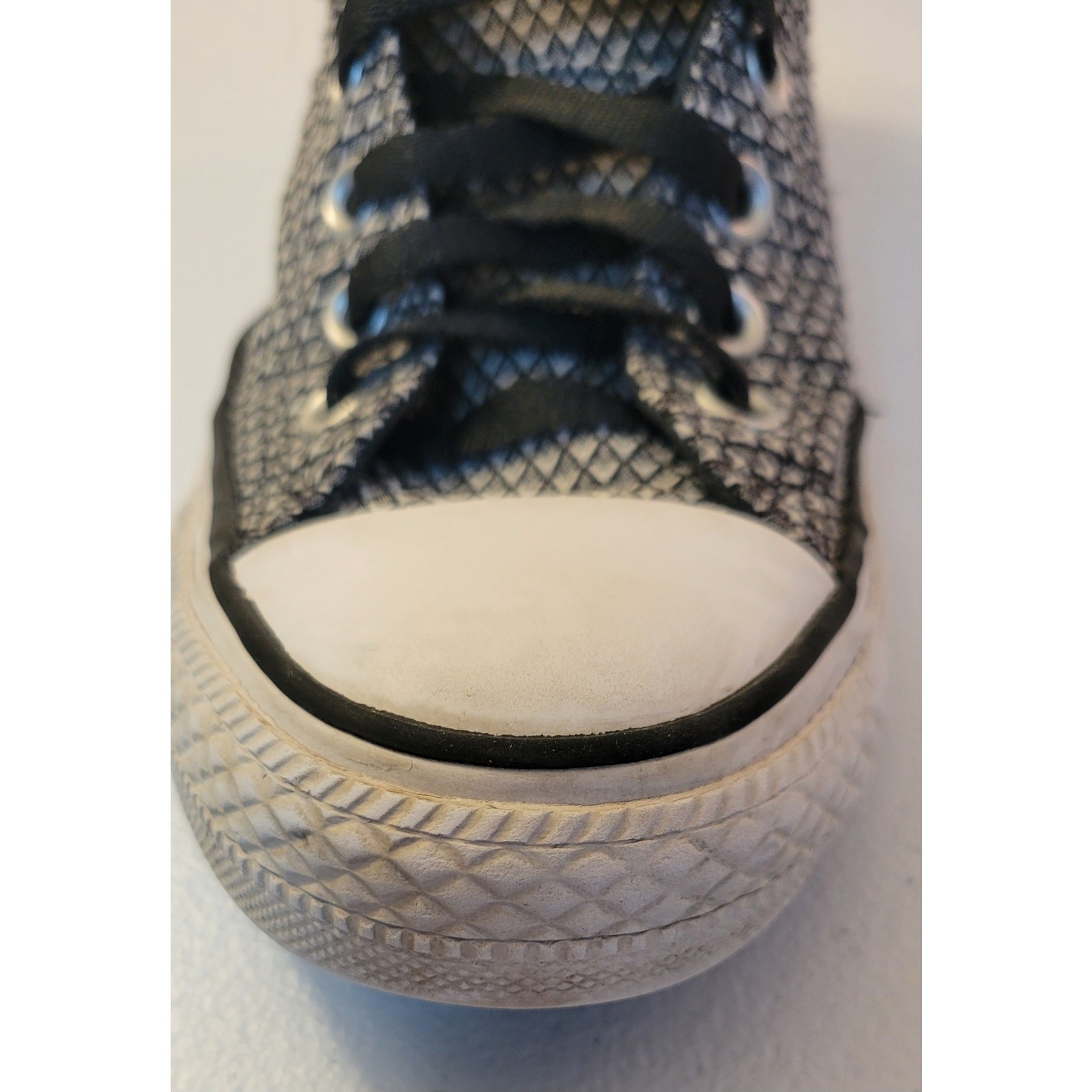Converse Chuck Taylor All-Star Sneakers Low Top Black White Arrow Womens Size 8