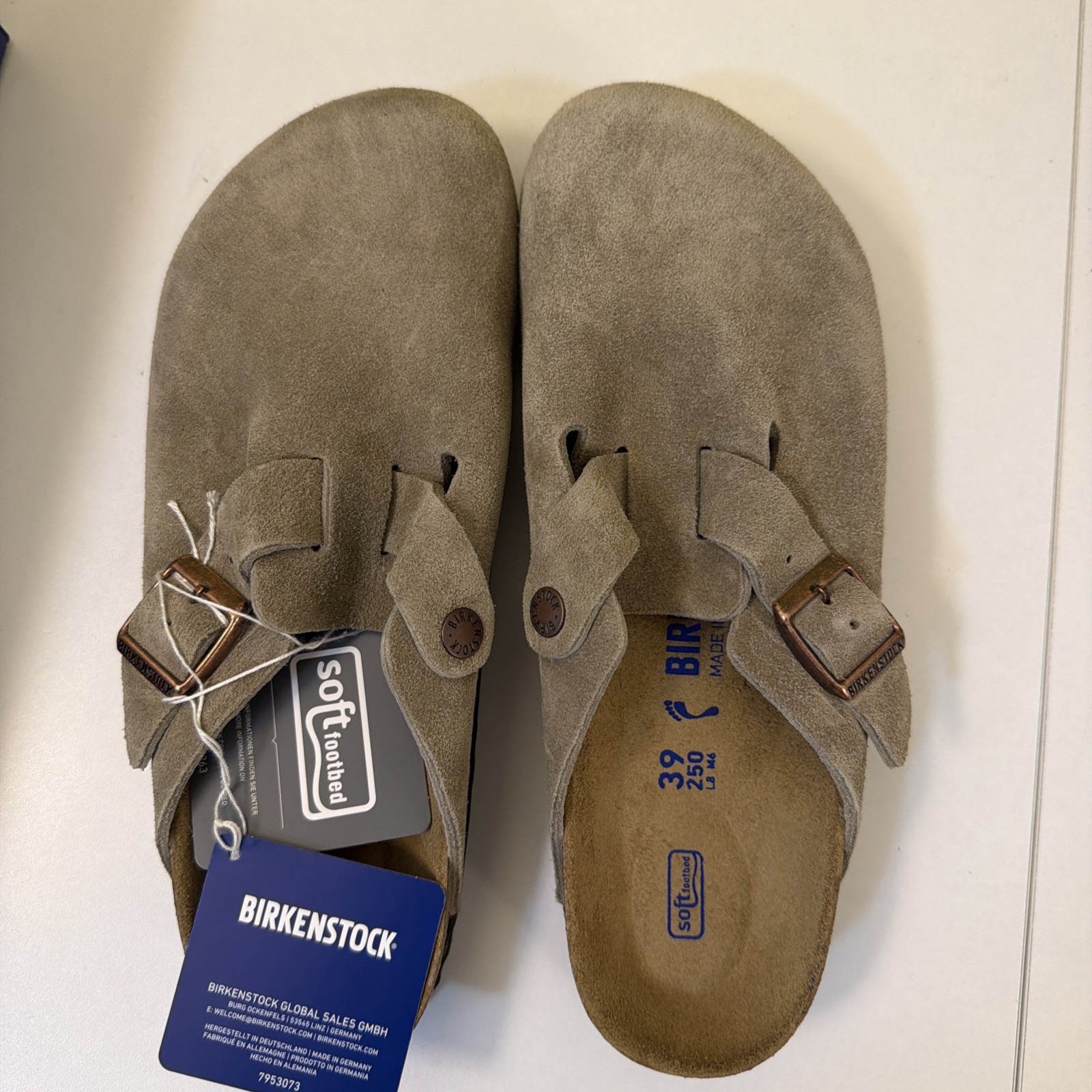 Birkenstock Boston BS- 39 narrow-New W/ Box