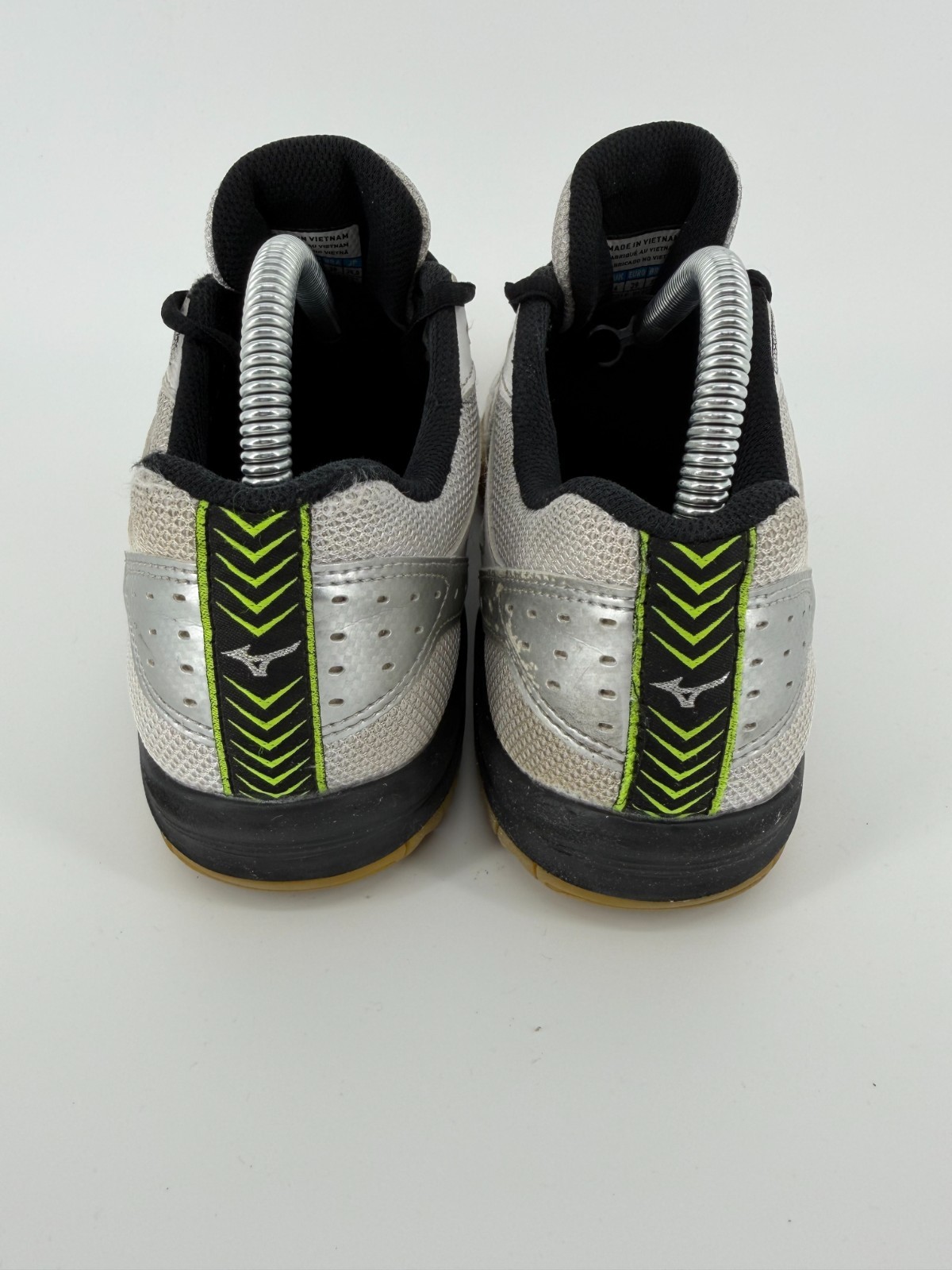 Mizuno Cyclone Speed 2 V1GC198009 Indoor Court Shoes White Black Men’s 8.5