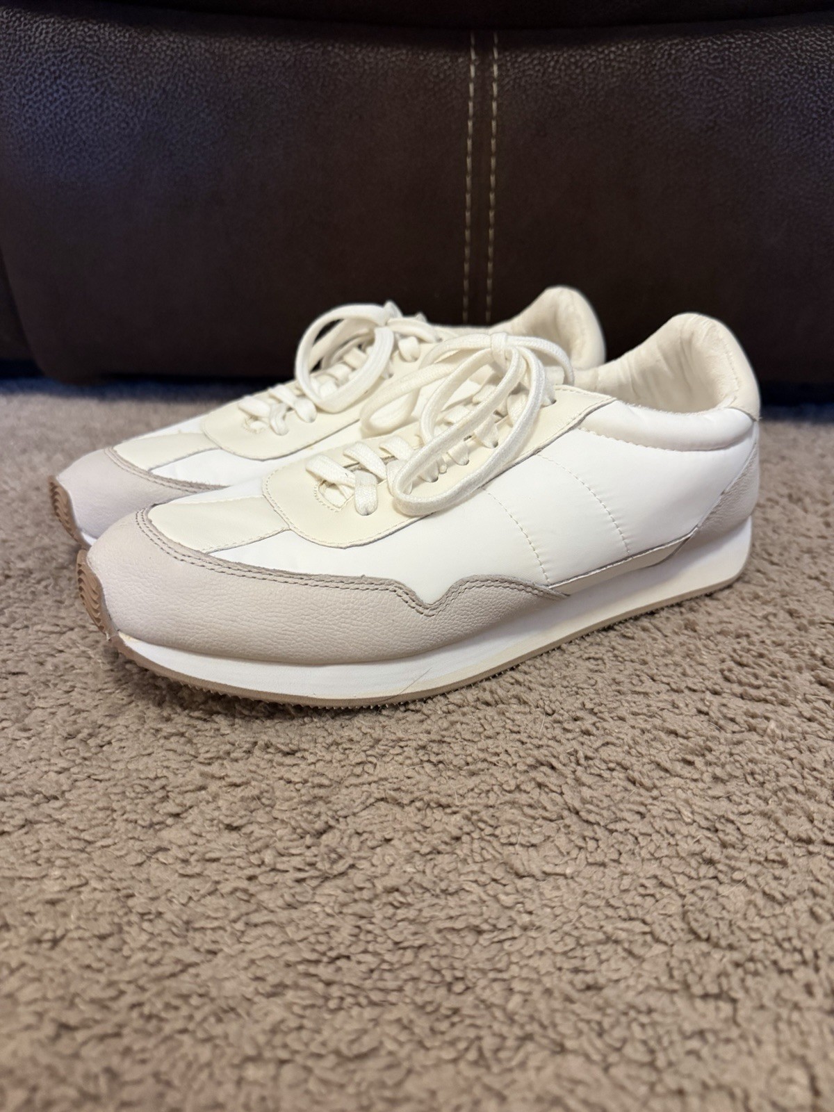 Madewell League Shoe Sneakers Washed Nubuck Womens Size 10 Or Mens Size 8.5 VGUC