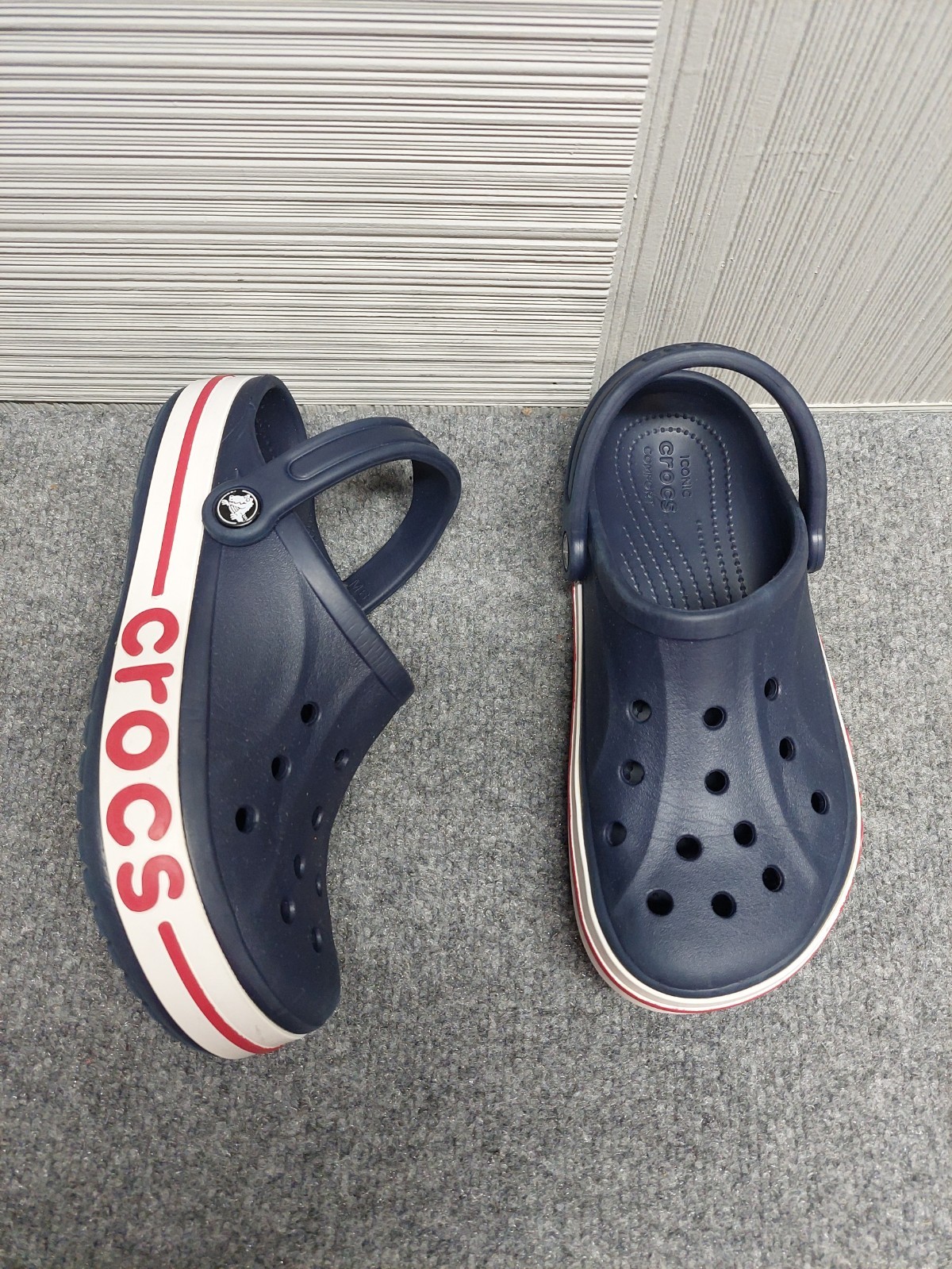 Crocs Bayaband Clogs Women Sandals 8 Blue Closed Toe Slip On Comfortable Outdoor