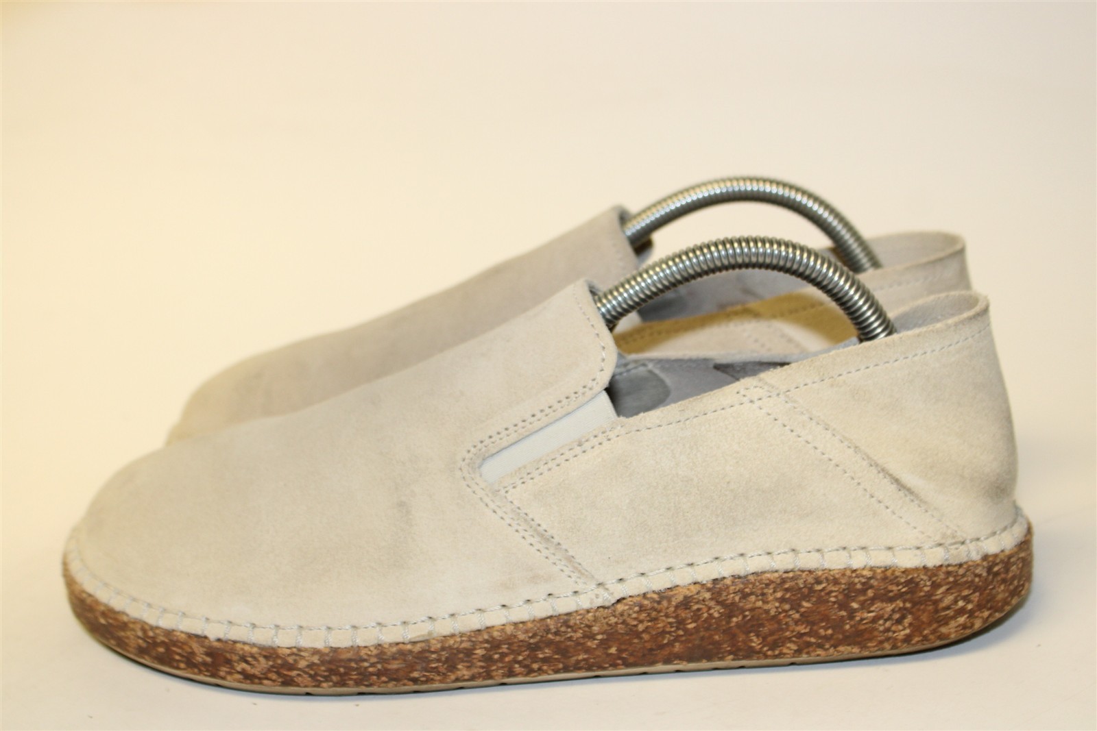 Birkenstock Callan Suede Slip On Loafers Womens 10 N 41 Mens 8 Light Beige Shoes