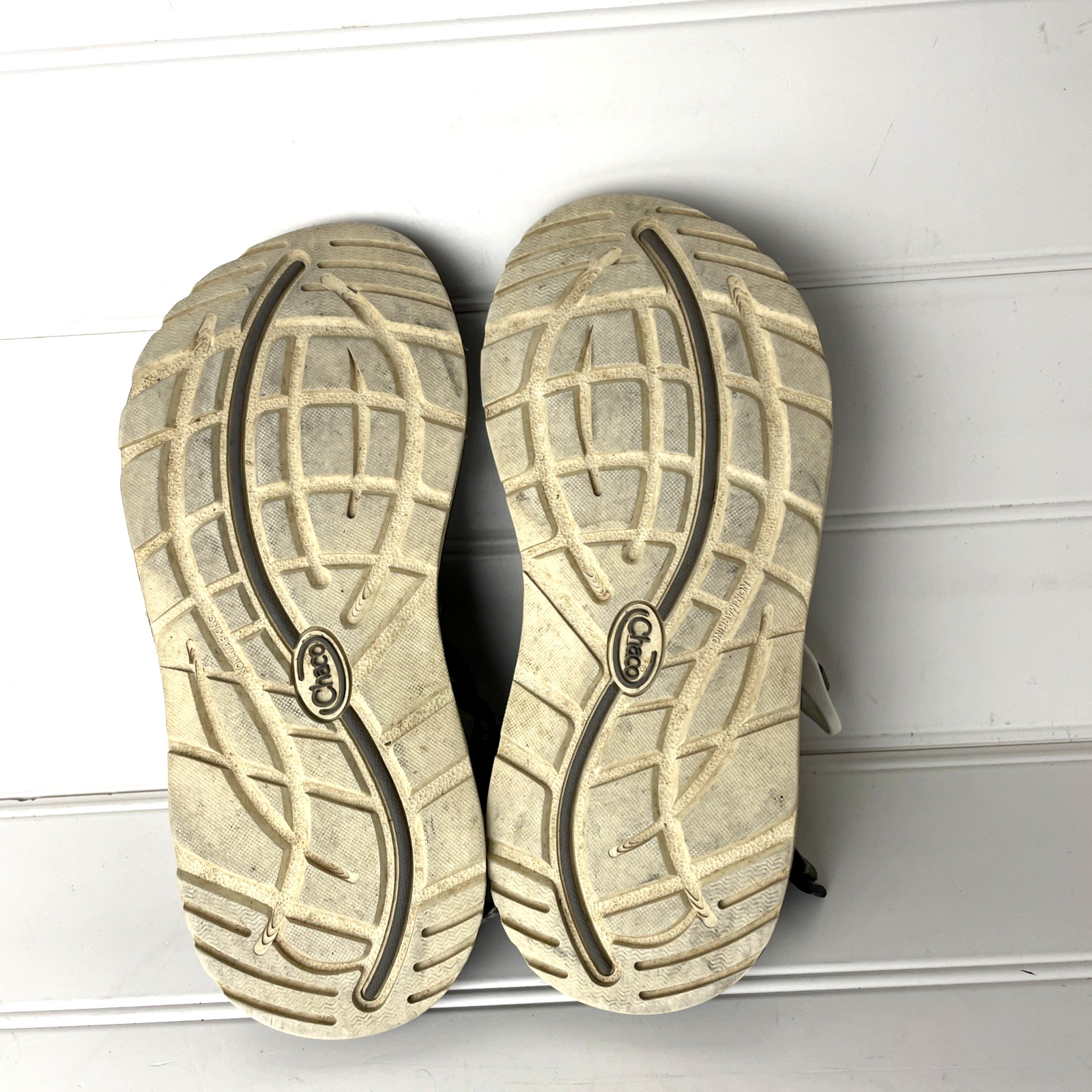 Chaco Z Cloud X2 Strappy Sandals Grey Black White Hiking Beach Women’s 8
