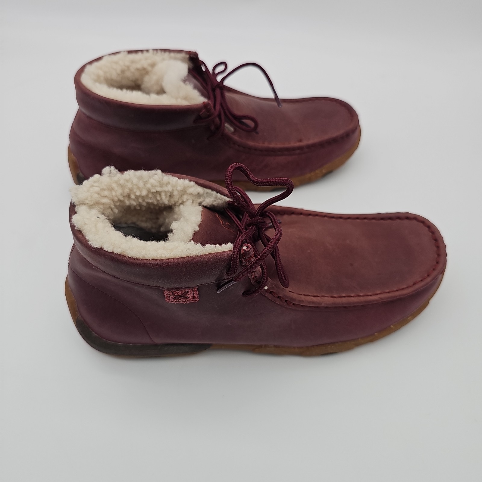 Twisted X Casual Shoes Womens Leather Chukka 7.5-8 M Rhubarb Blended 85 Booties