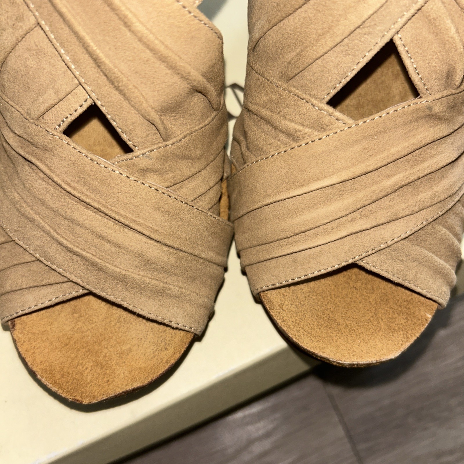 CORDANI BRAND STRAPPY SUEDE HEEL ‘RUSSELL’, SIZE 38