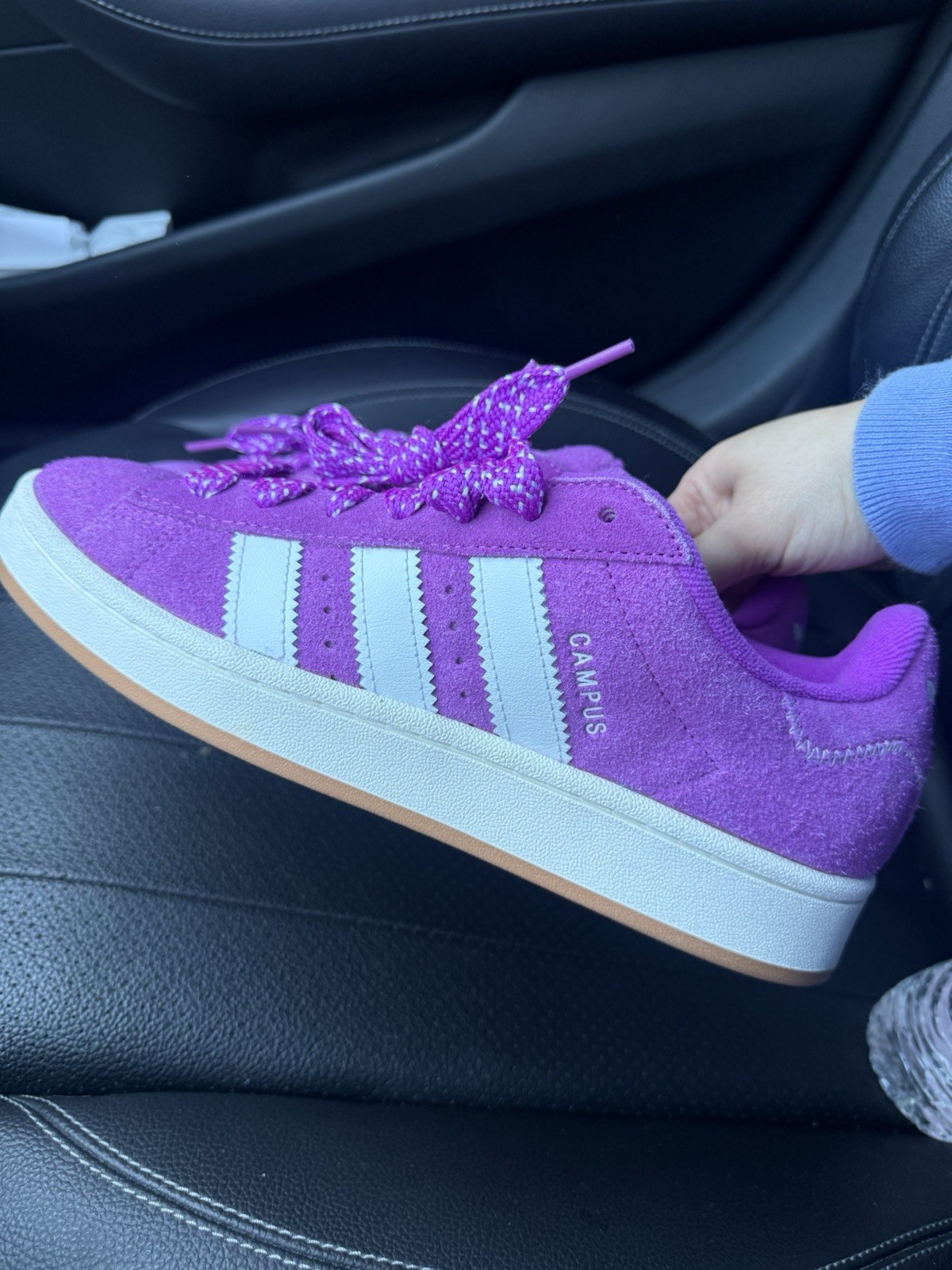 Adidas Campus 00s Purple Suede Sneakers Women’s 9.5 White Stripes NWT