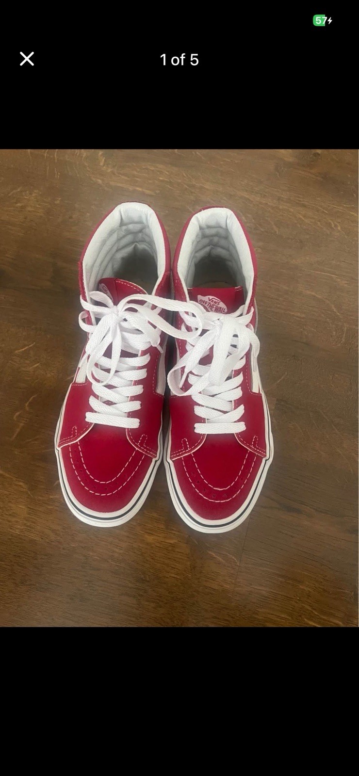 High top Vans (7 Women’s/5.5 Men’s)