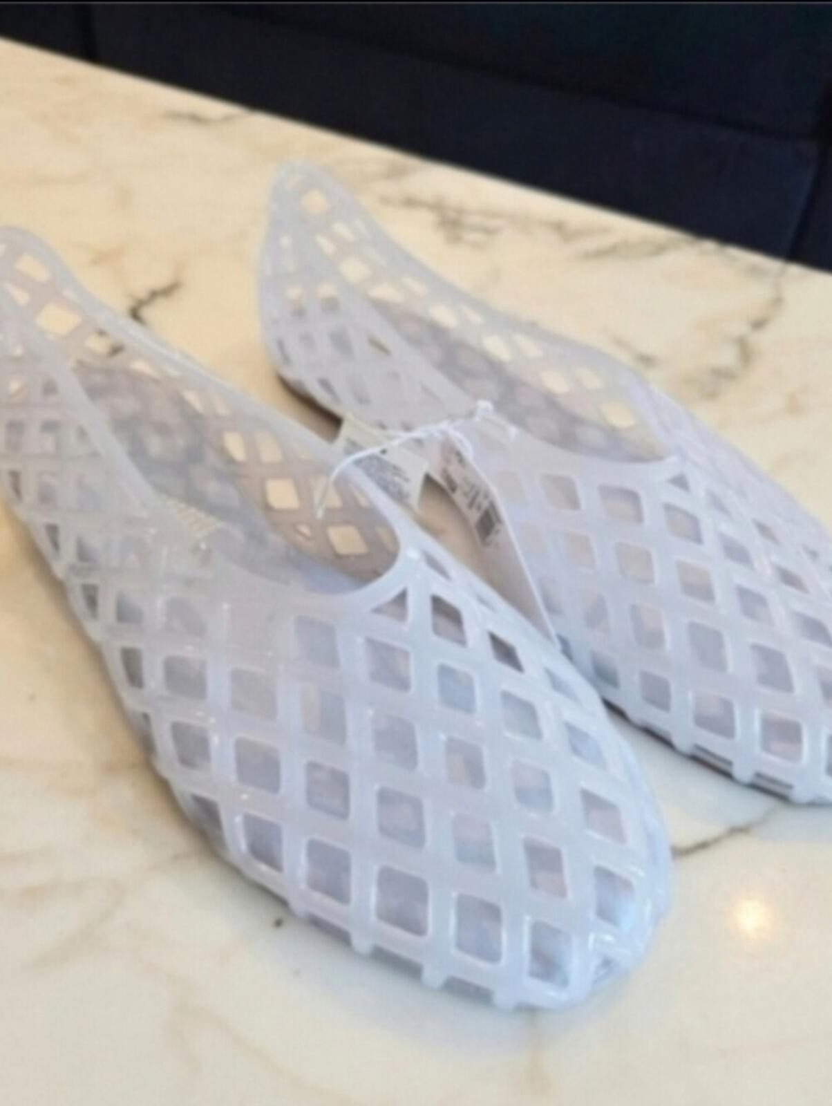 NWT OLD NAVY Jelly Lattice Ballet Flats CASHMERE BLUE