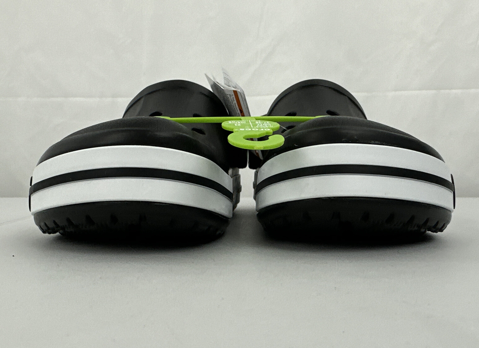 Crocs Bayaband Clog Unisex Women’s US Size 7 Black & White 205089-066 NWT