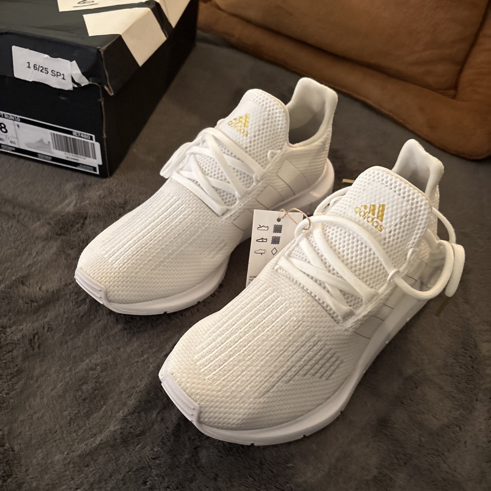 Adidas IE7480 White Swift Run 1.0 Women’s Size 8