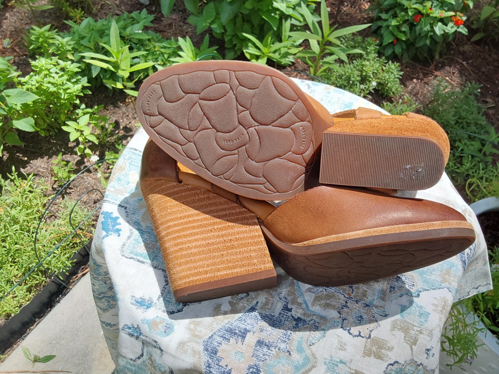 KORK-EASE Harlow – genuine leather wedges size 6
