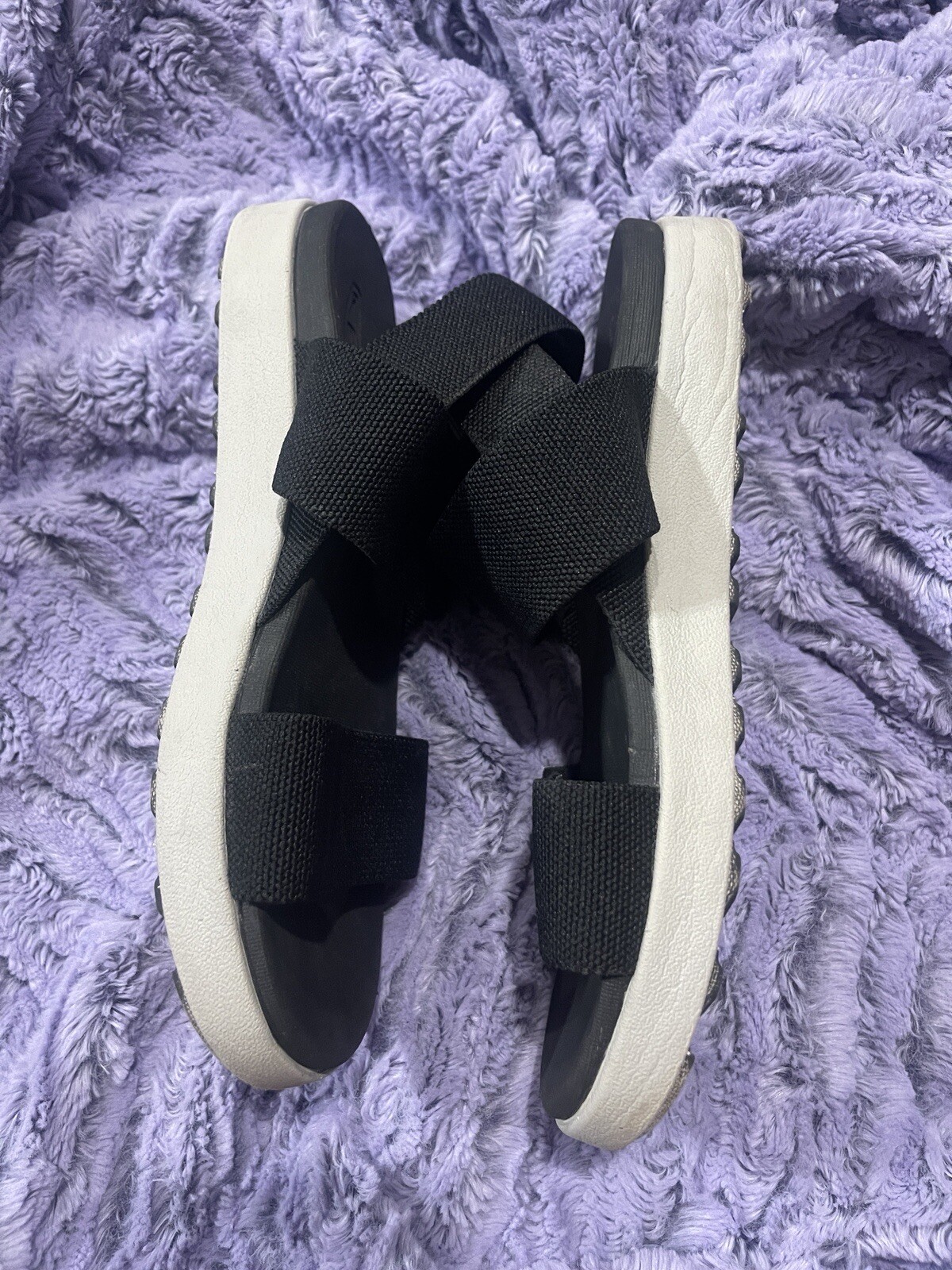 KEEN Elle Backstrap Sandals Women’s Black Travel eco-Friendly Comfort Sz 7.5