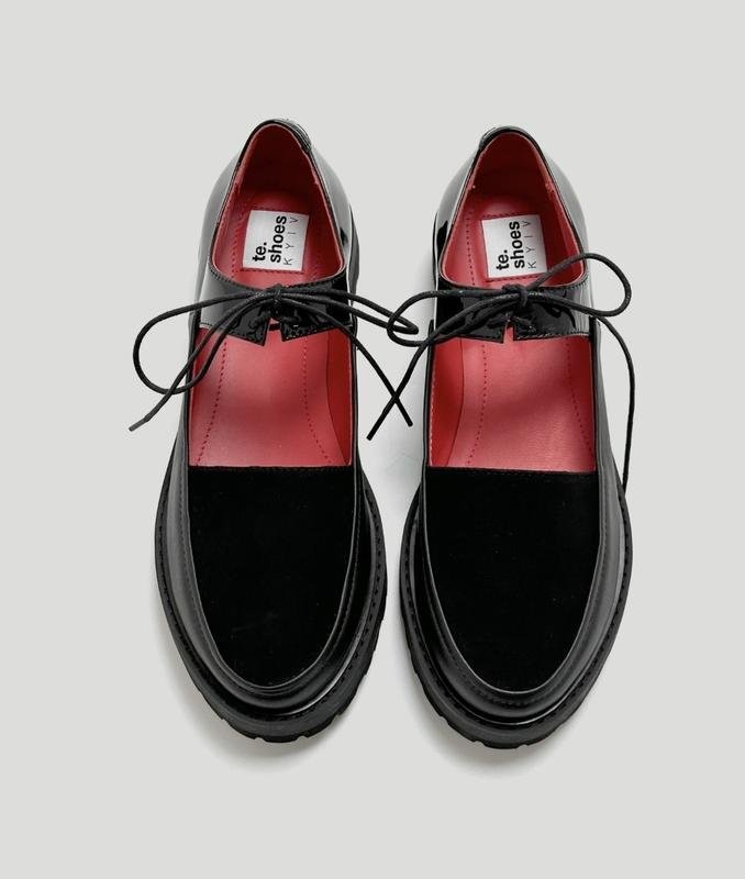 Women TE-SHOES heels red suede 38