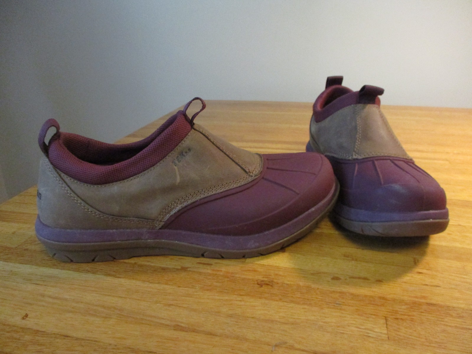 LL Bean Storm Chaser Ankle Duck Boots TEK Slip On Womens 9 Medium Outdoor