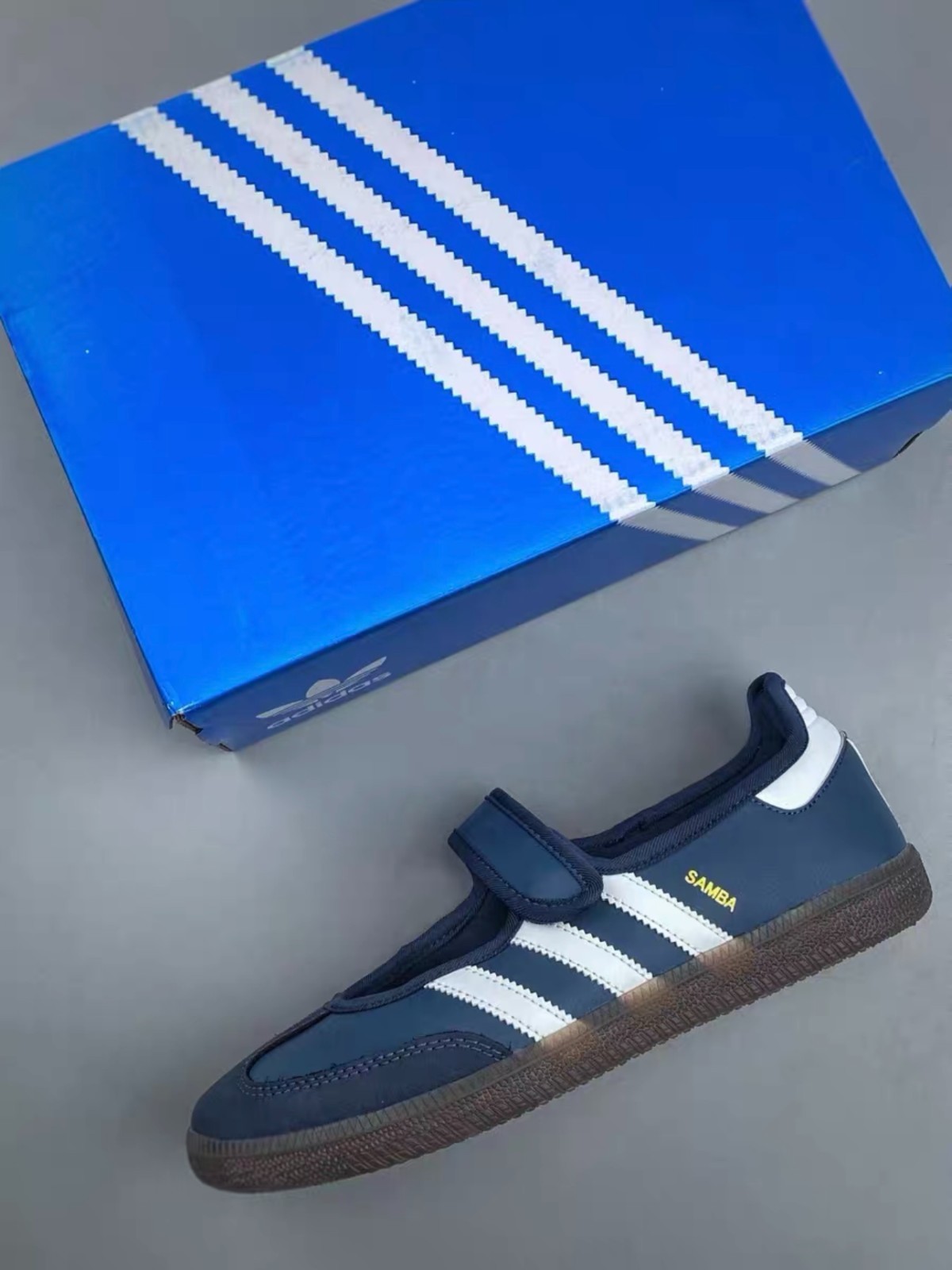 adidas Samba Jane Crew Navy White IH 6484 Women New With Box