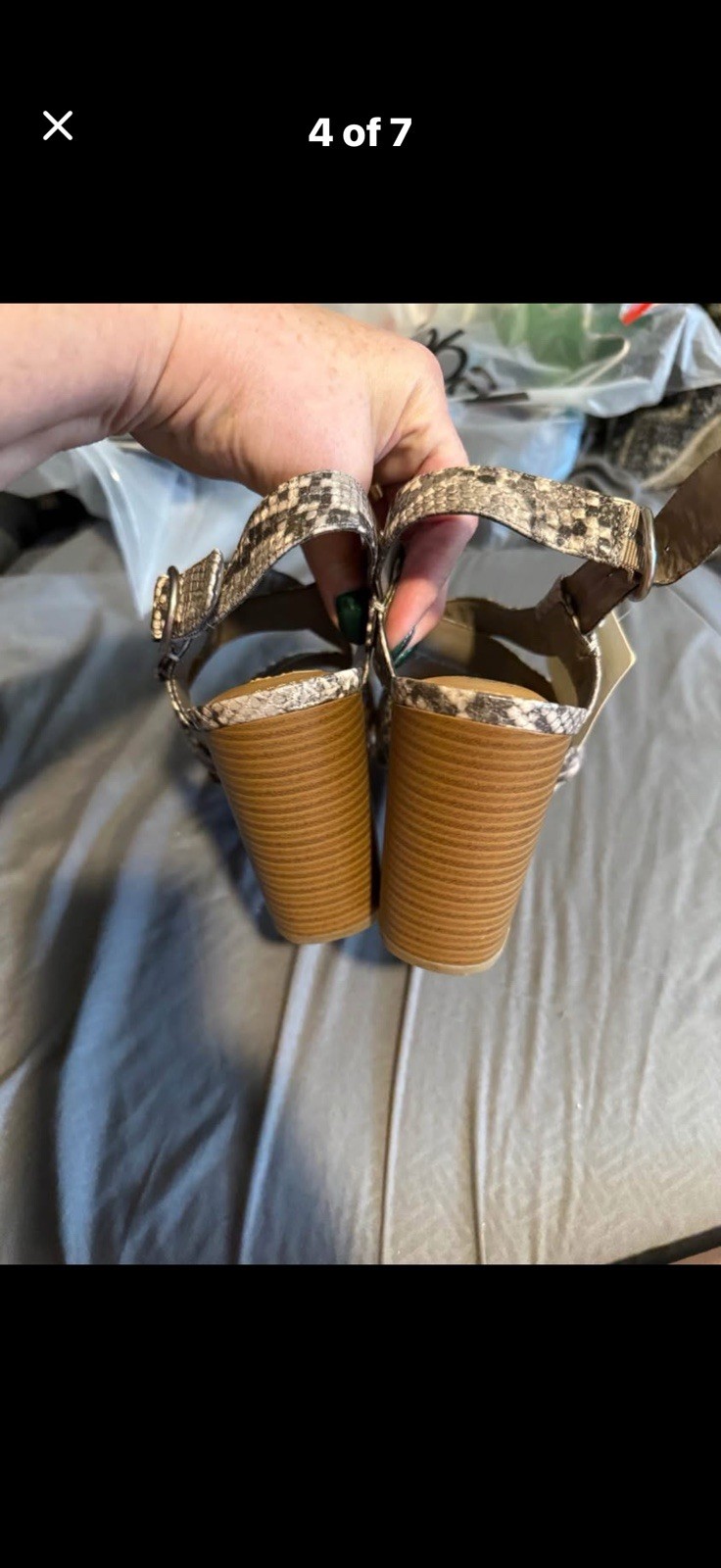 a.n.a Brand snake skin sandals size 11 NEW with Tags Fast, Free Shipping!!