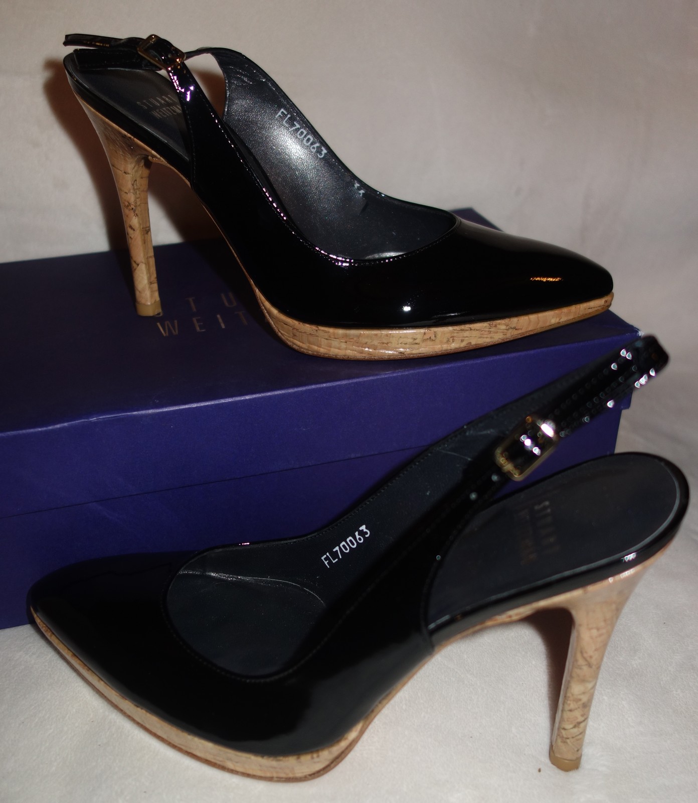 Stuart Weitzman ‘Miasling’ Genuine Patent Leather Heels – sz 37 new