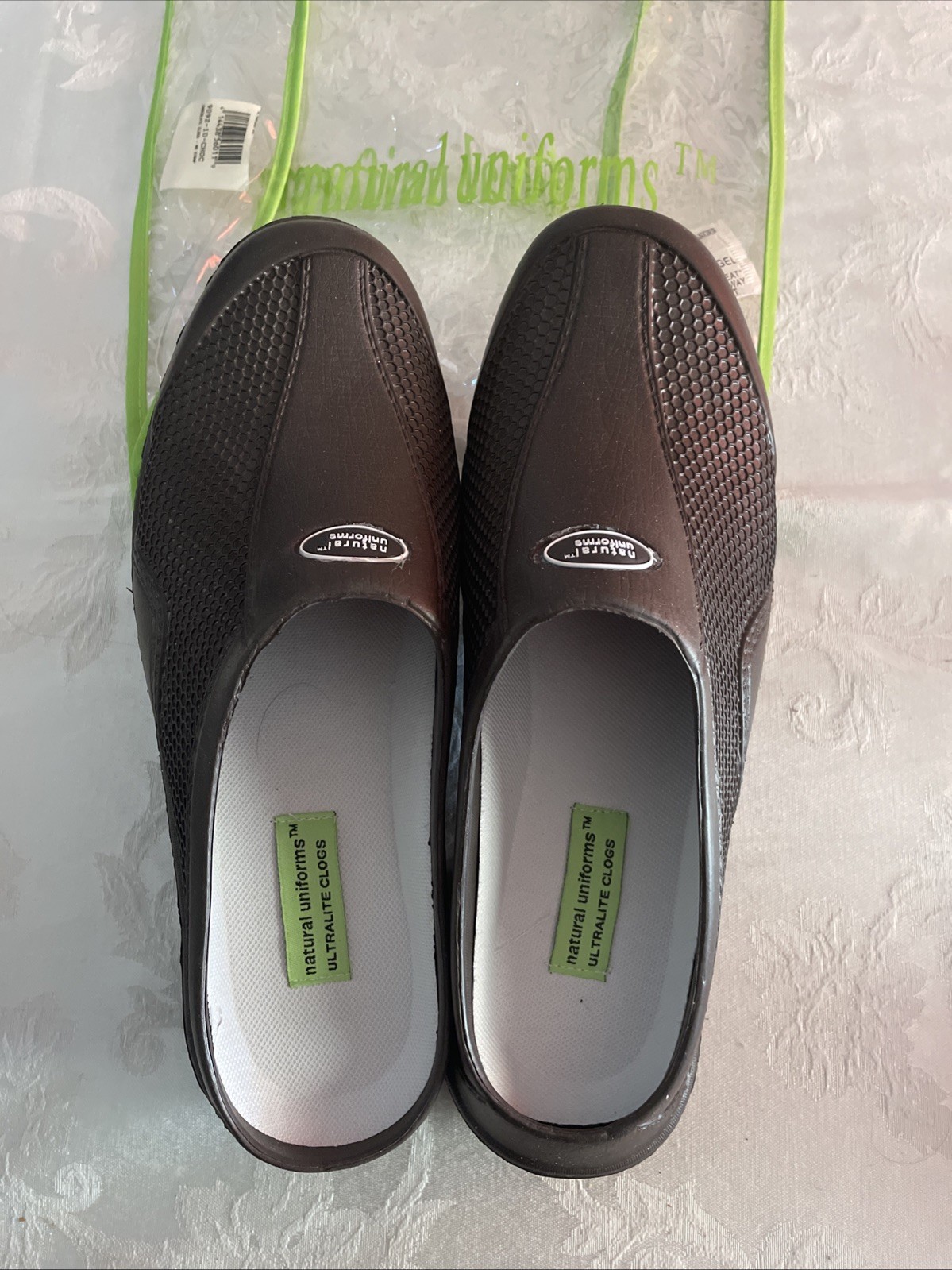 Natural Uniforms Ultralight Clogs Chocolate Woman’s Size 10 NEW