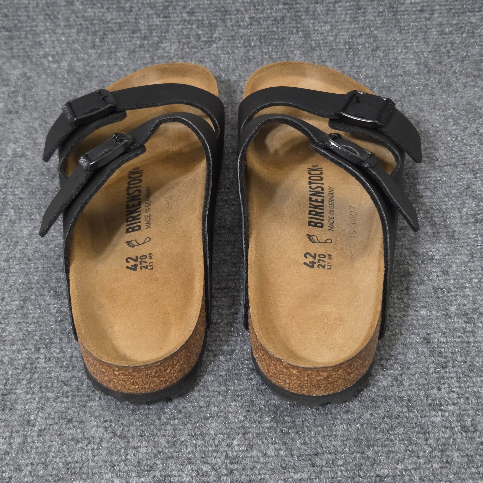 BIRKENSTOCK Women’s 11 Men’s 9 Arizona BS Slide Black Sandals Unisex 9M-11W