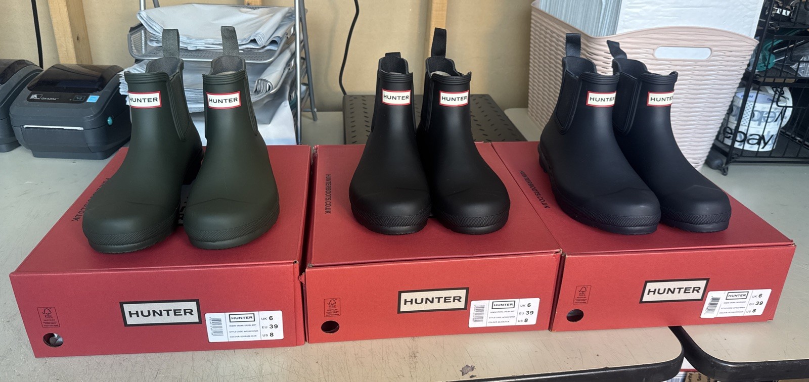 PICK SIZE / COLOR – Hunter Women’s Original Chelsea Rubber Rain Boots