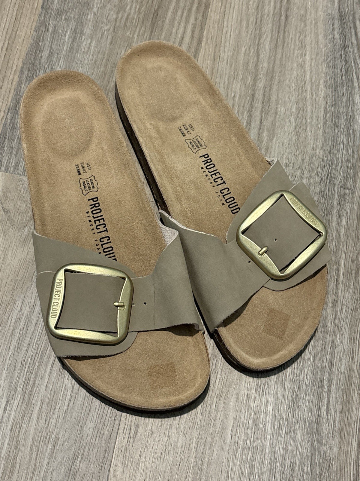 Project Cloud Wmns 11, Leather Womens Sandals, Lightweight,Non-Slip Single Strap
