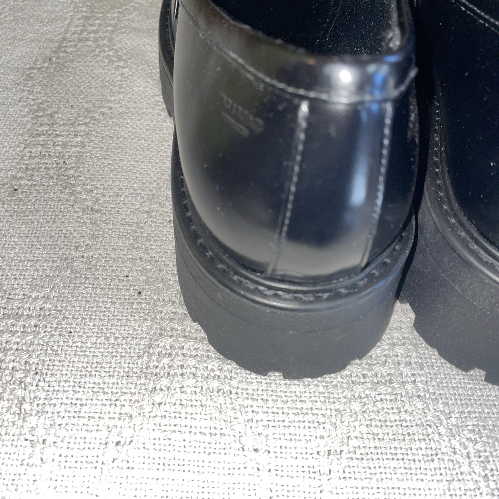 Vagabond Platform Loafers Womens Size 9 M Black Leather Going Out Party NWOB
