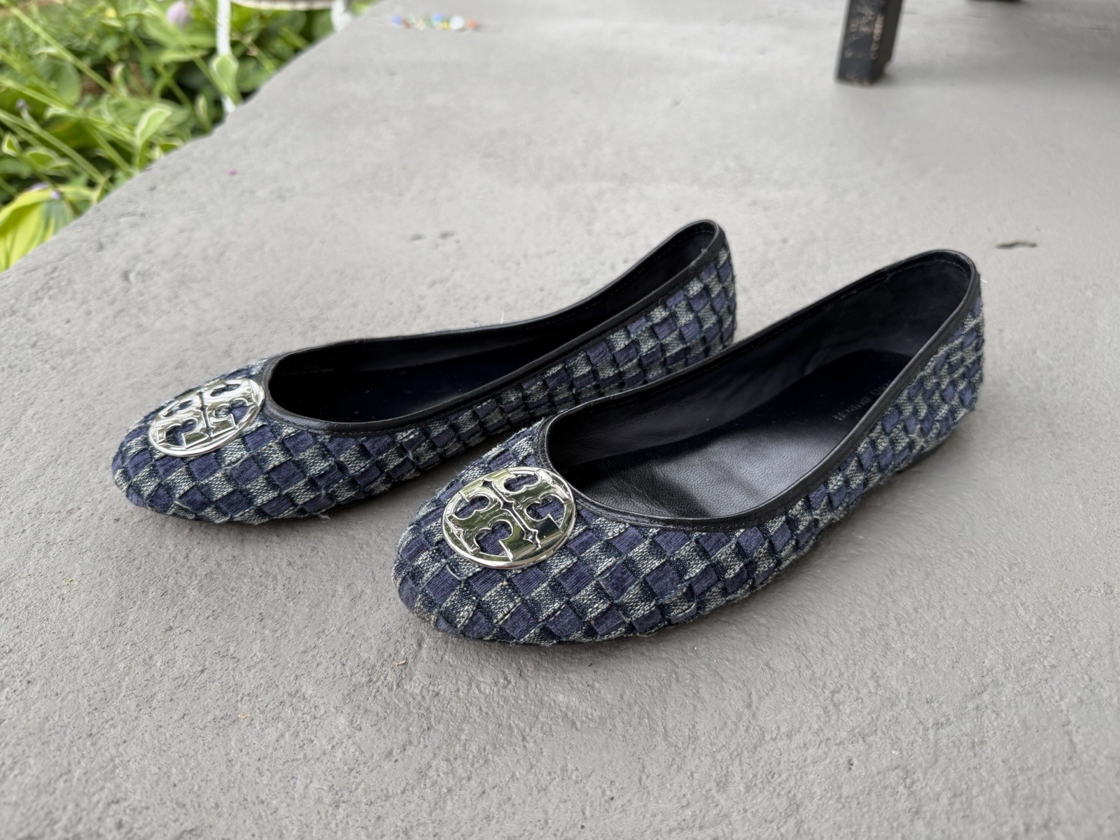 Tory Burch Chelsea Quilted Ballet Flat, Size 8