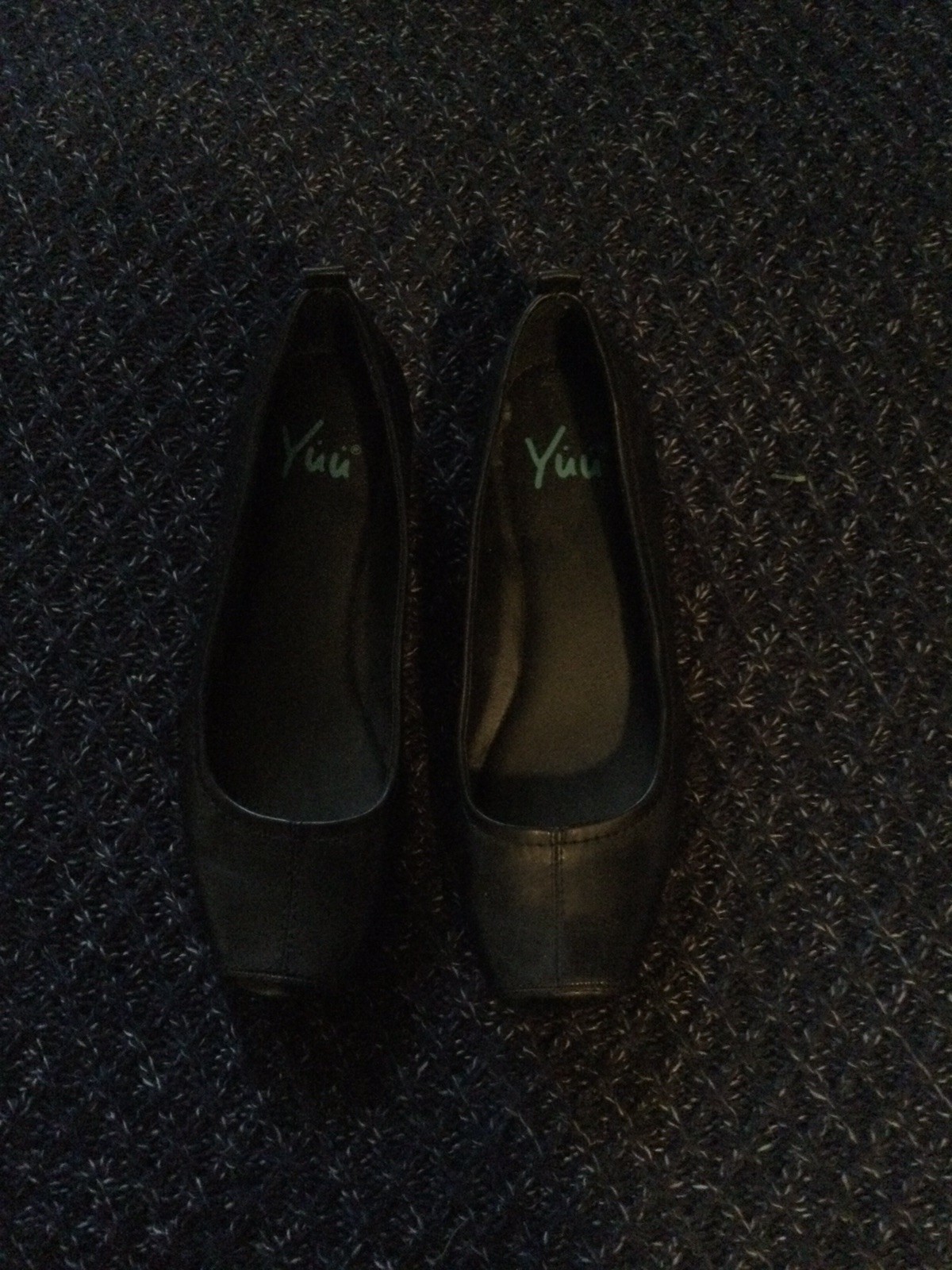 Yuu Yuu Womens shoes black leather