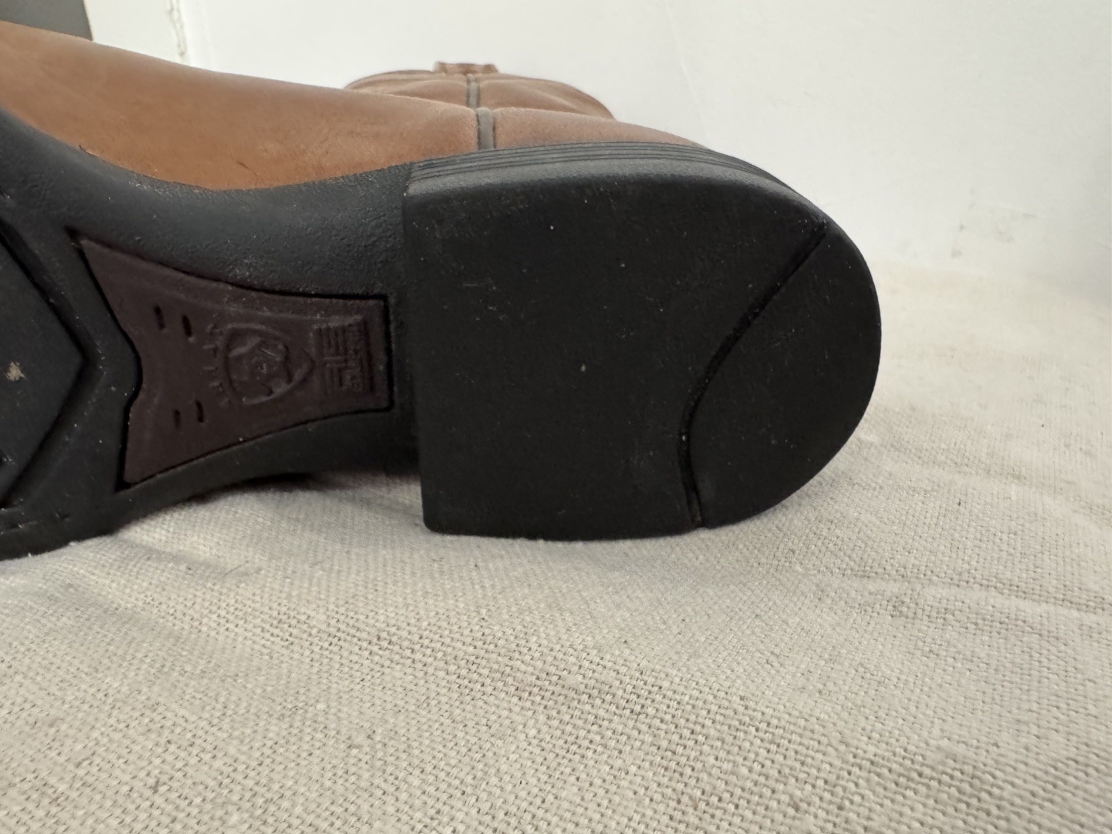Ariat Heritage Roper Boots Women’s 7B Brown Distressed Leather Cowgirl 10000797