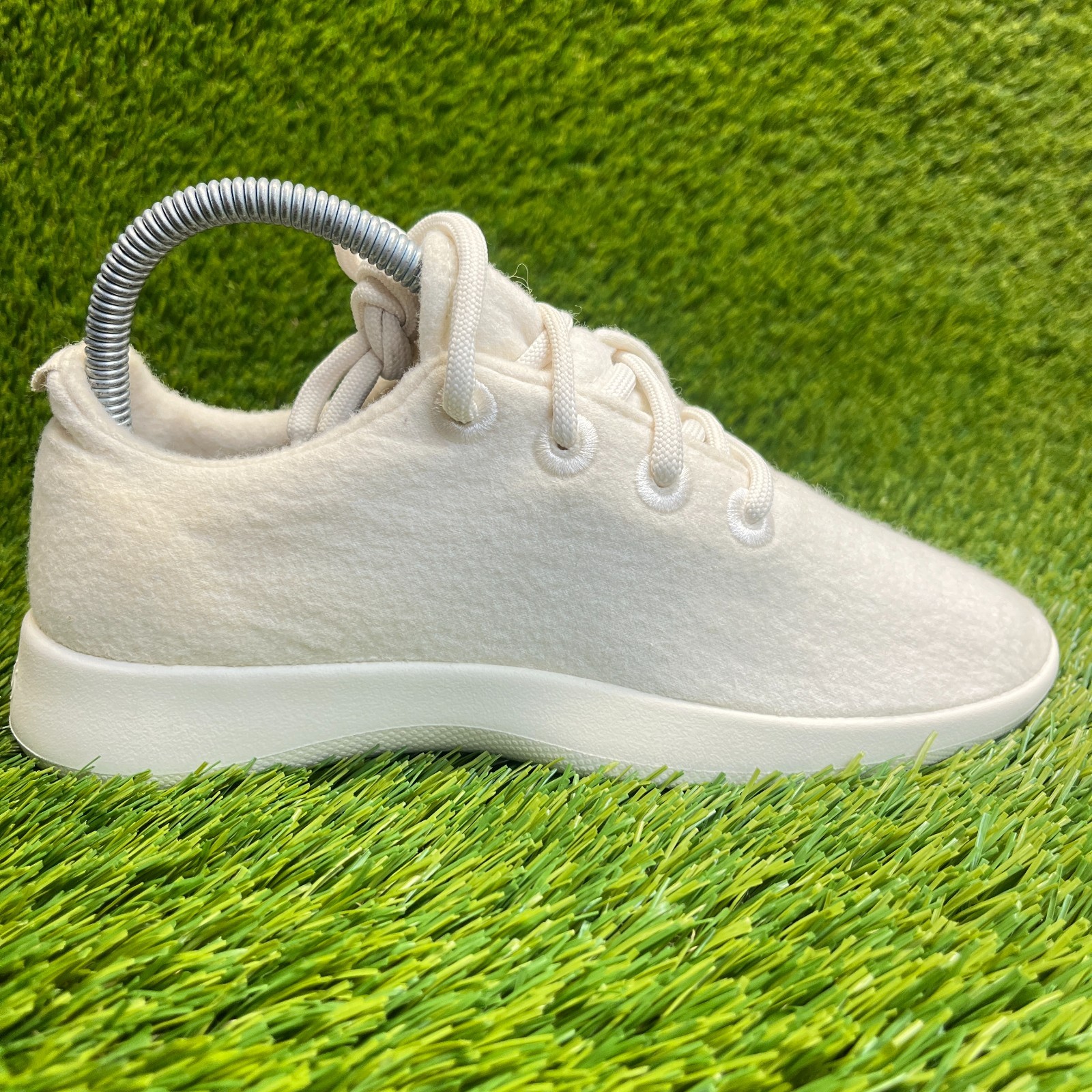Allbirds Wool Runners Natural White Womens Size 7 Casual Walking Shoes Sneakers