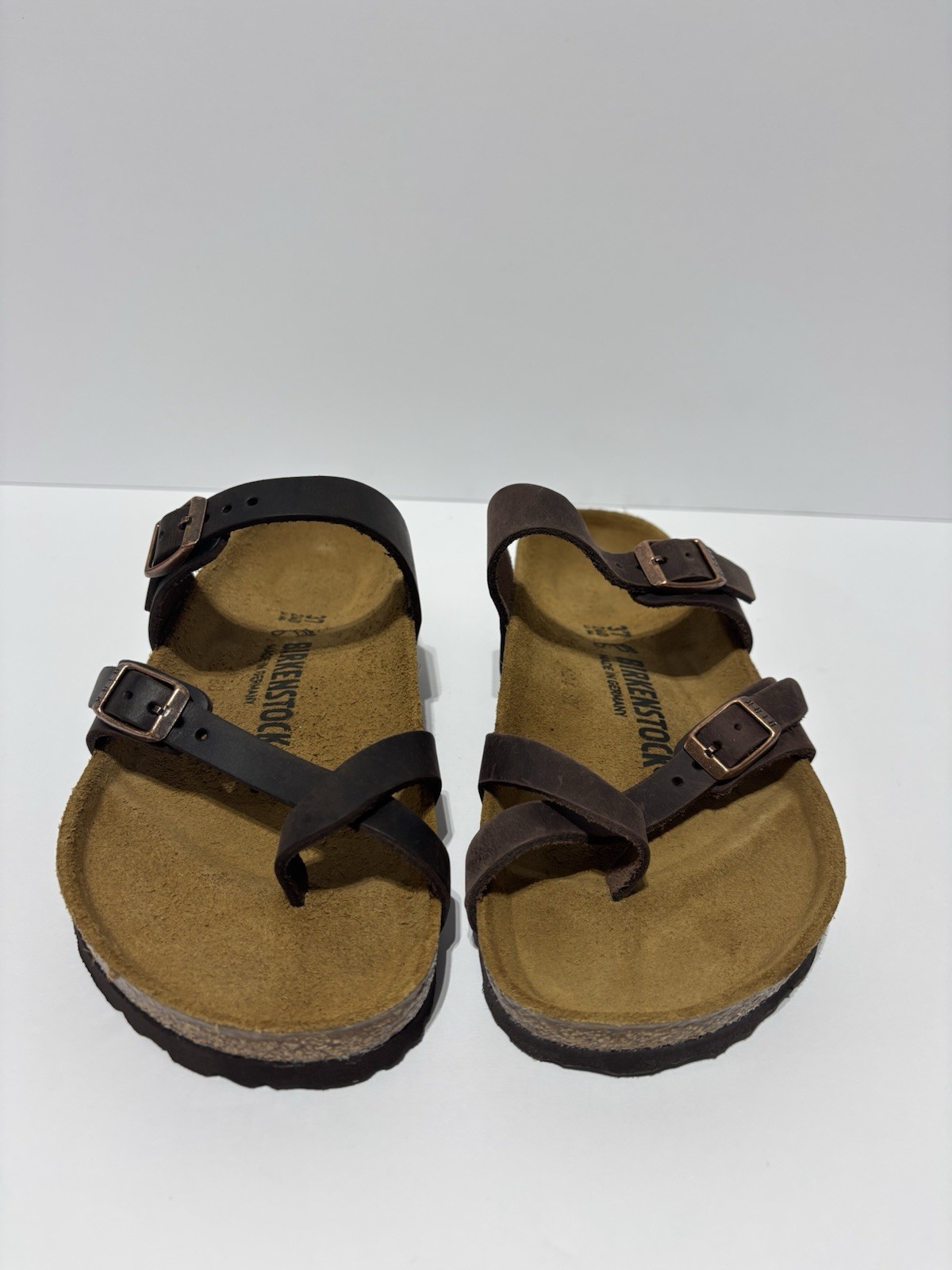 Birkenstock Women’s Mayari Habana Oiled Leather Sandals, Size EUR 37, US 6 M