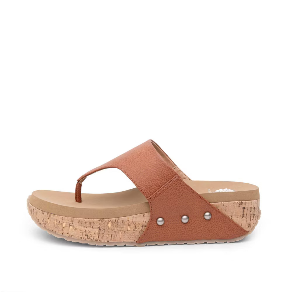 Women Bandini Flatform Sandal – Yellow Box – Black 7