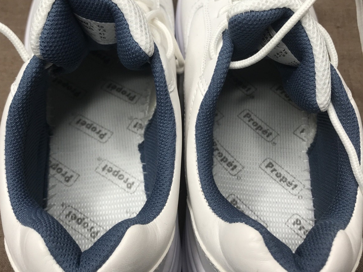 *See Description Propet Ultima Women’s Walking Sneakers Size 10M White Leather
