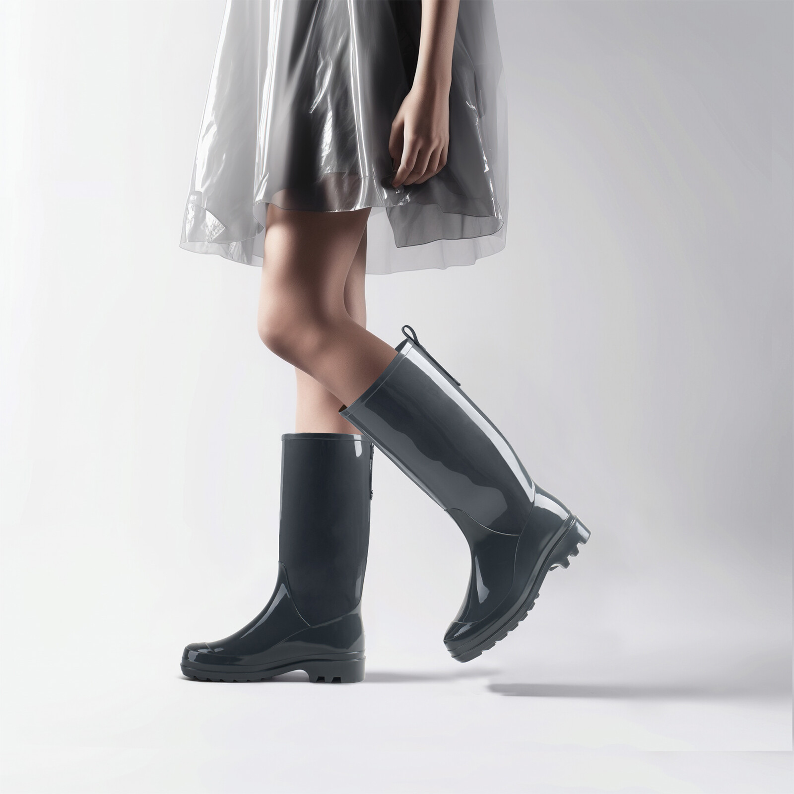 HISEA Women’s Knee High Rain Boots Waterproof Wellies Non-Slip Garden Work Boots