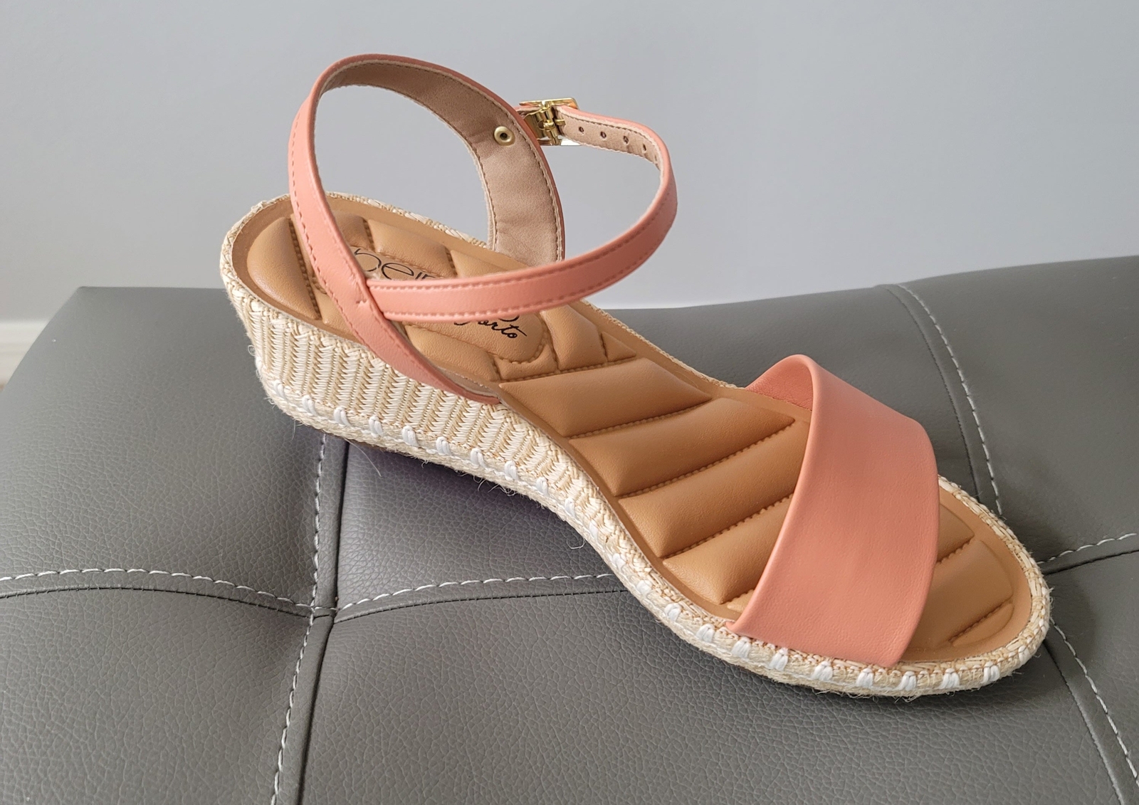 Beira Rio Conforto wedge in Coral